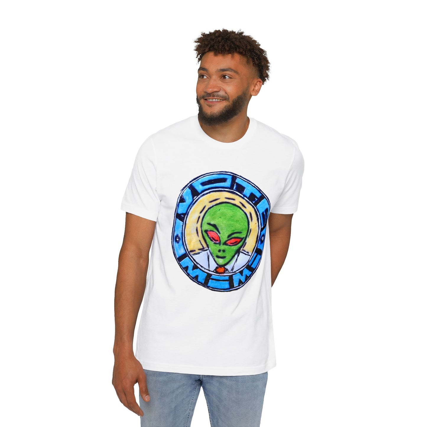 Alien Medallion by Gomba - Light Organic T-shirt - Unisex