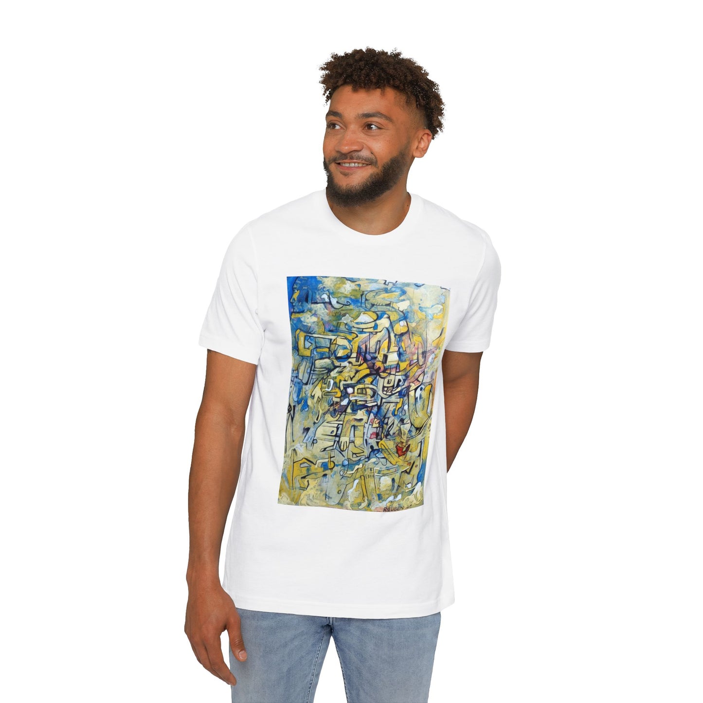 Abstract by Reuben G - Light Organic T-shirt - Unisex