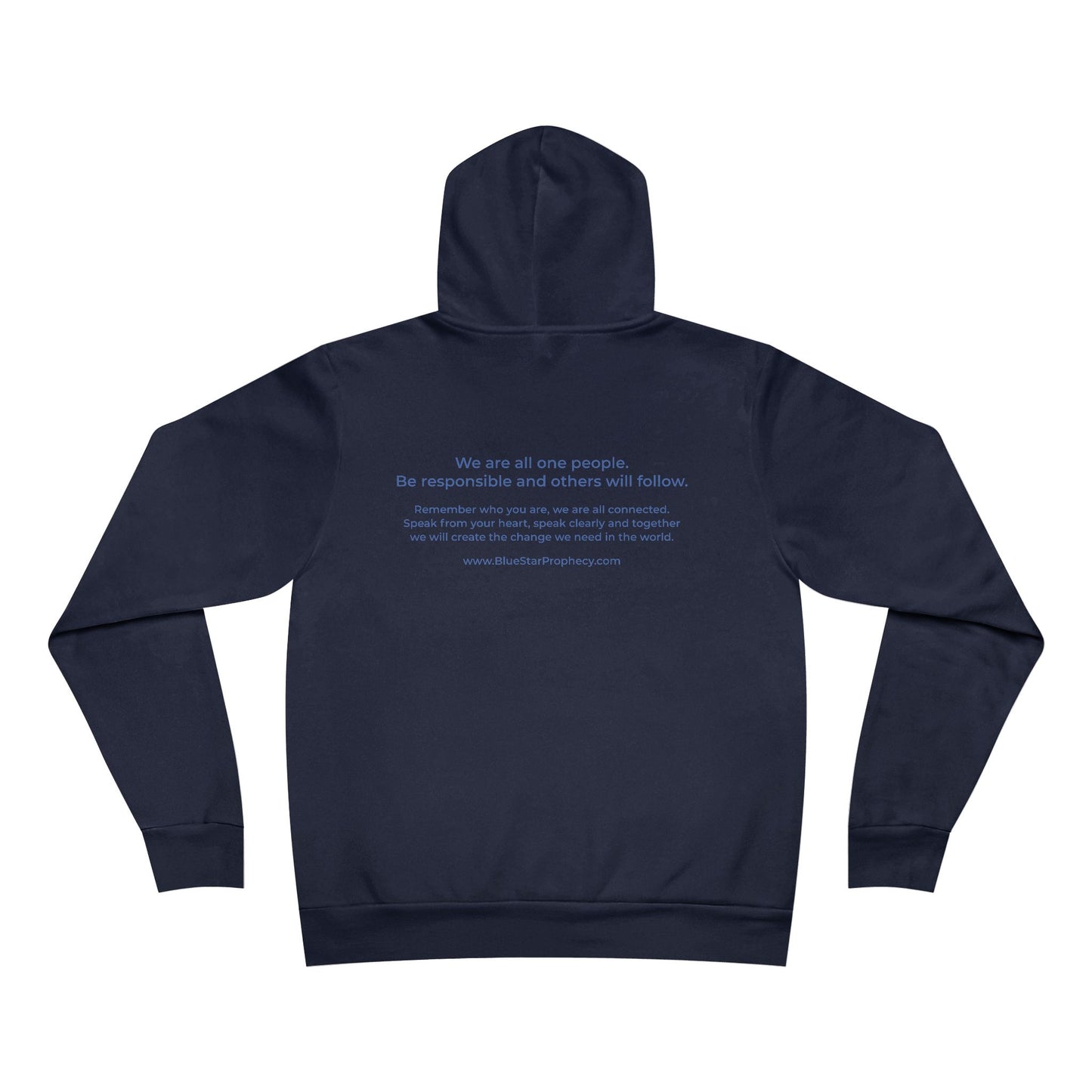 Unisex Fleece Pullover Hoodie / Blue Star