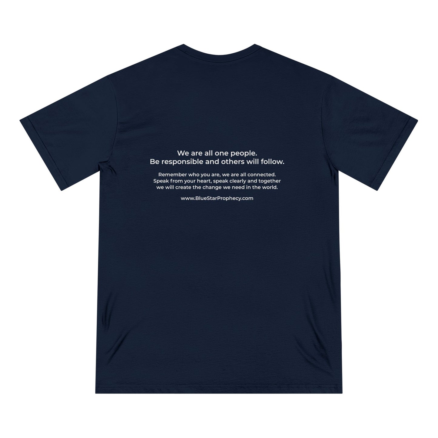Organic Staple T-shirt - Unisex Blue Star Miriam Delicado New