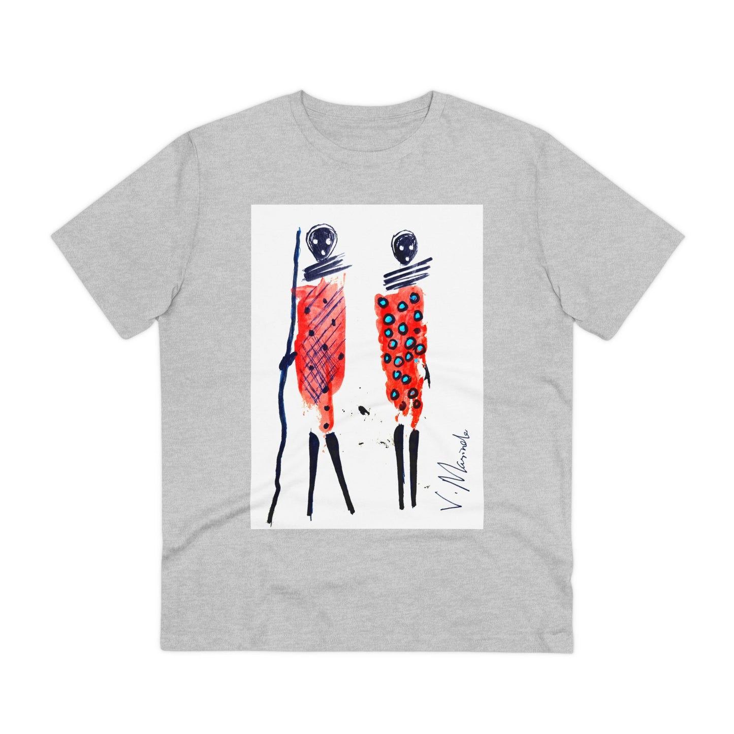 Kenyans in Red by Vinnie - Light Organic T-shirt - Unisex