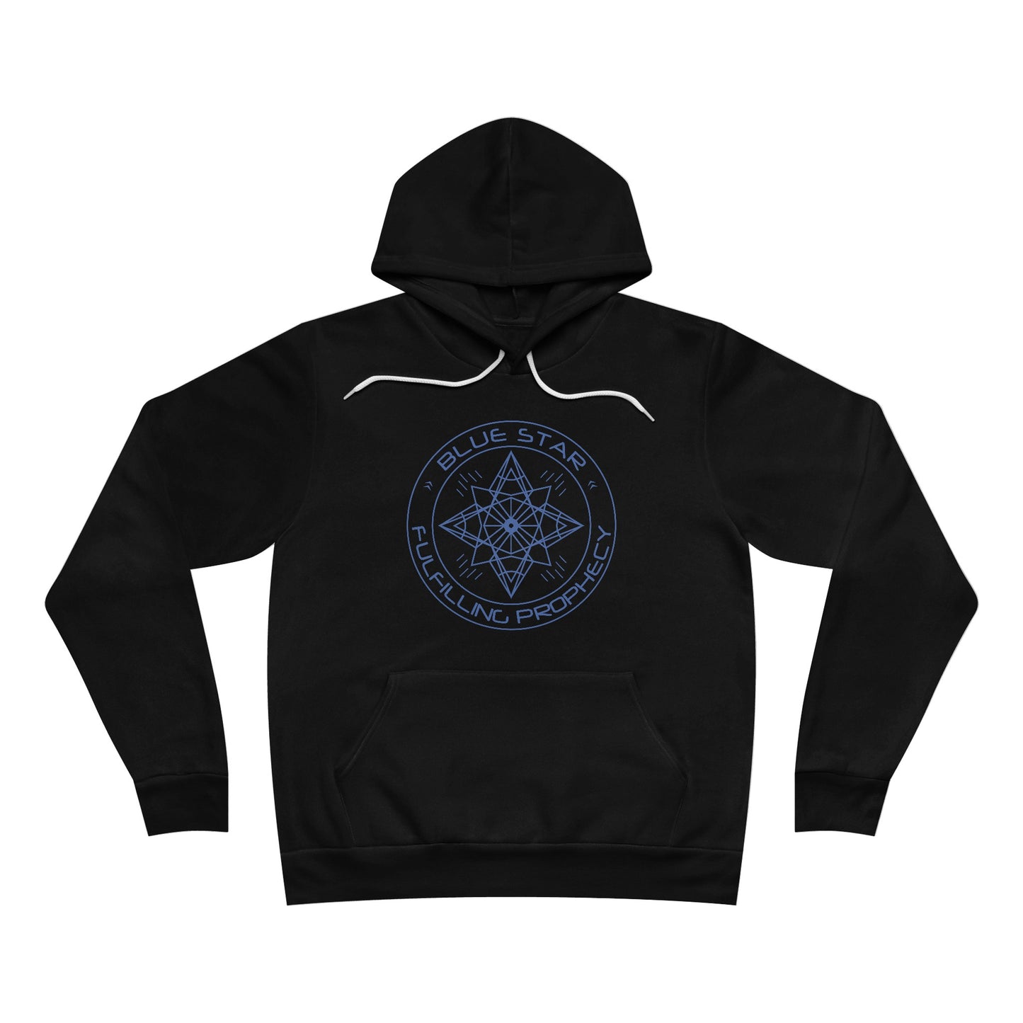 Unisex Fleece Pullover Hoodie / Blue Star Miriam Delicado