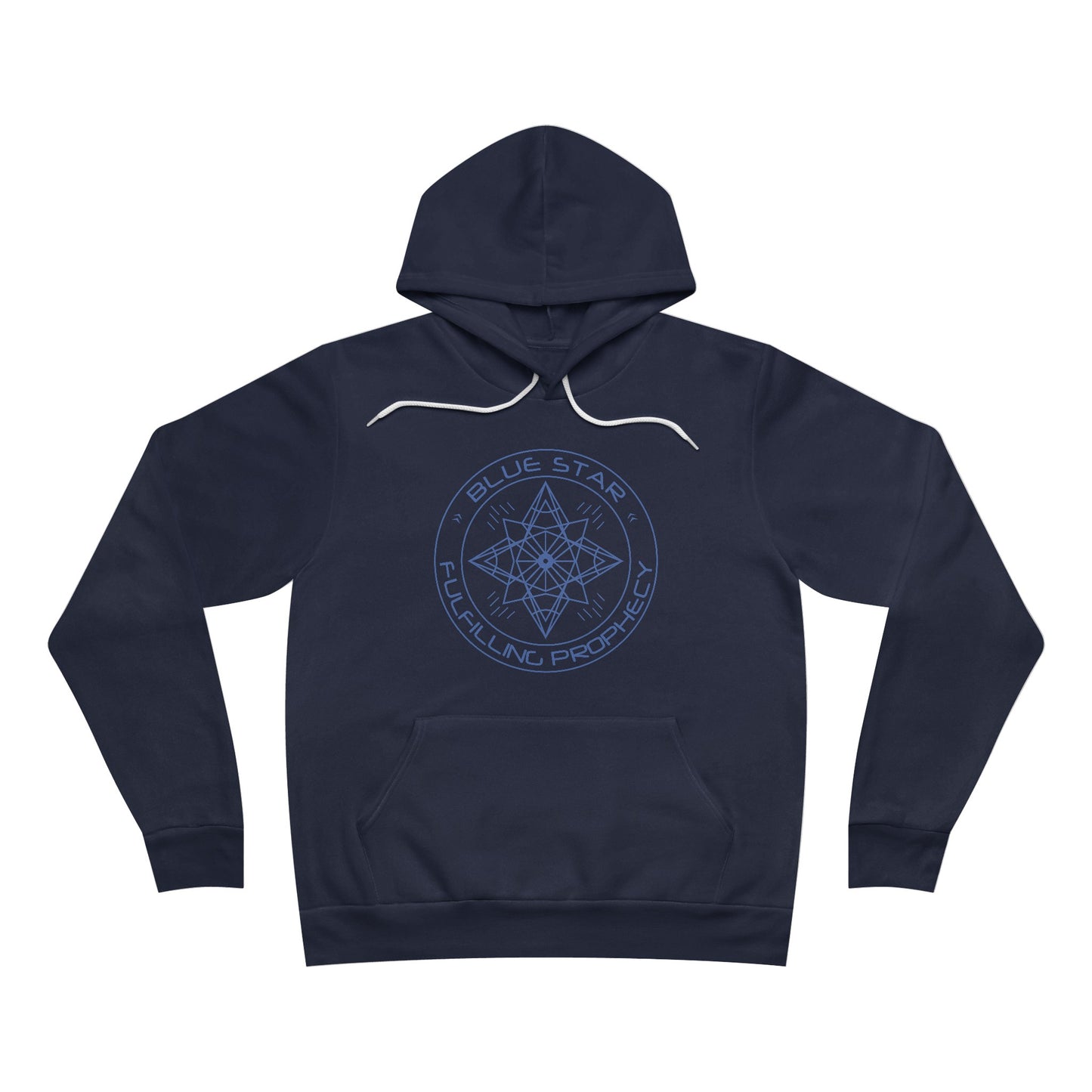 Unisex Fleece Pullover Hoodie / Blue Star Miriam Delicado