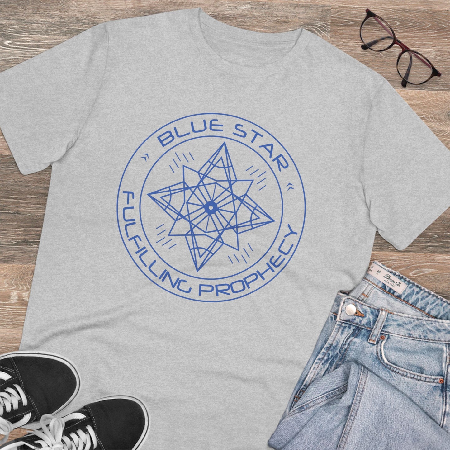 Organic Creator T-shirt - Unisex Blue Star Miriam Delicado