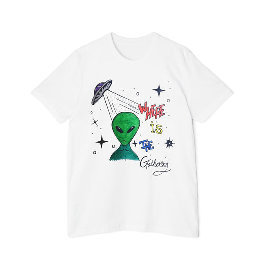 Where is the Gathering? by Fabian - Organic T-shirt - Unisex