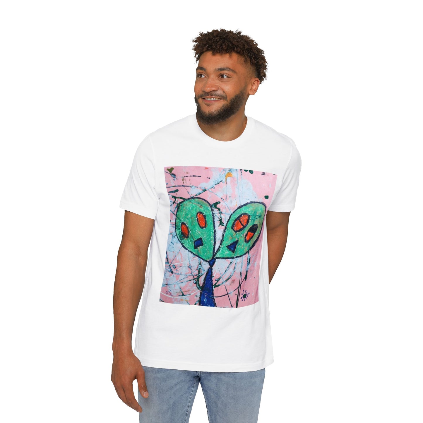 Abstract Aliens by Obi - Light Organic T-shirt - Unisex
