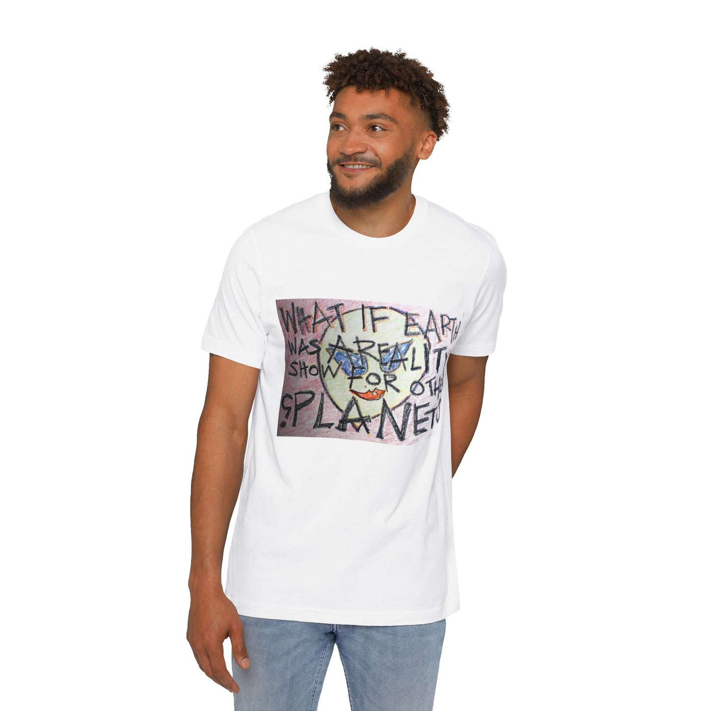 What if Earth was a Reality Show by Kevo Stero - Organic T-shirt - Unisex