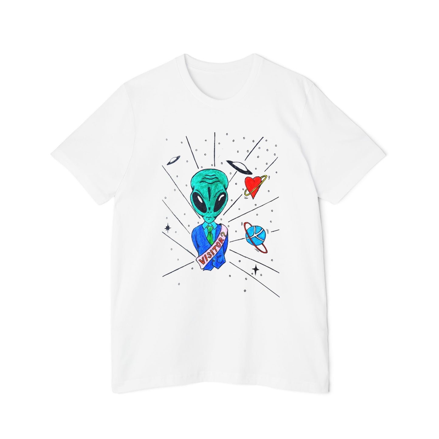 Visitor? by Fabian - Organic T-shirt - Unisex