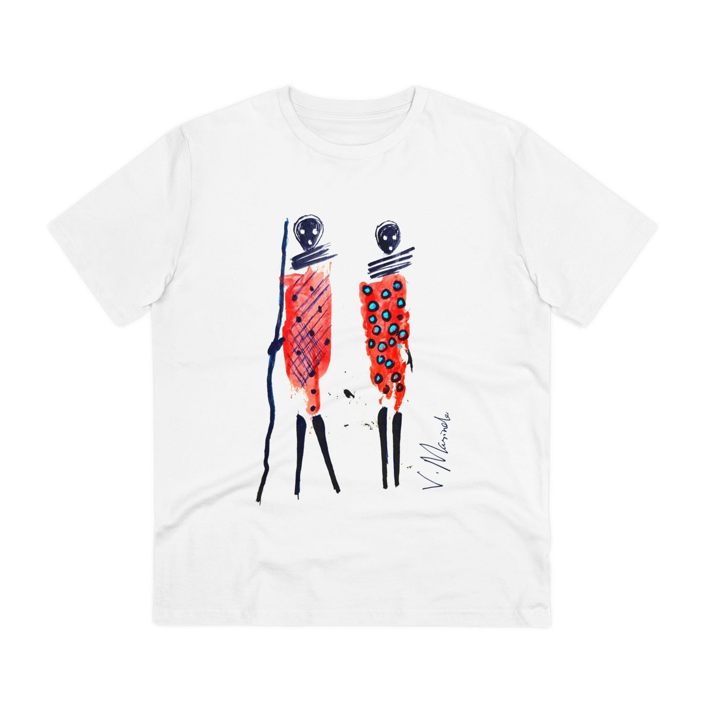 Kenyans in Red by Vinnie - Light Organic T-shirt - Unisex