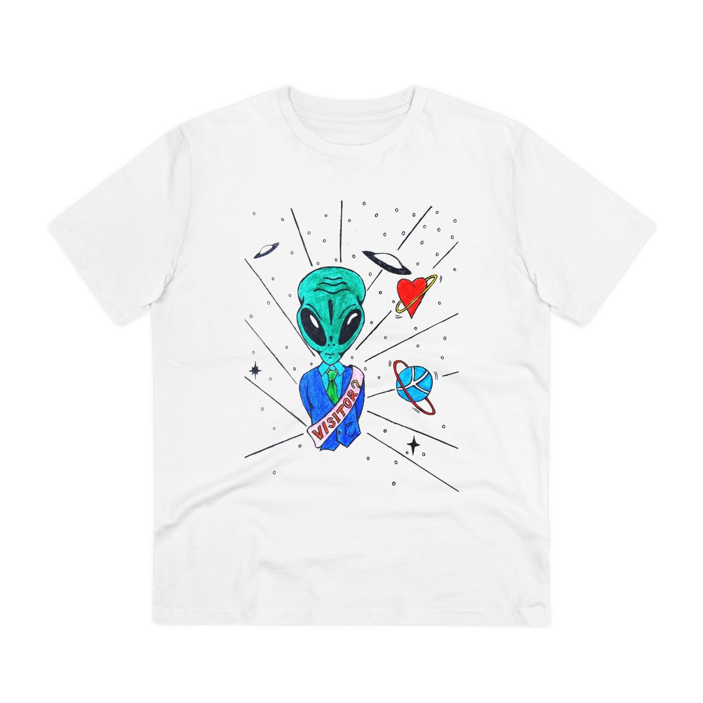 Visitor? by Fabian - Organic T-shirt - Unisex