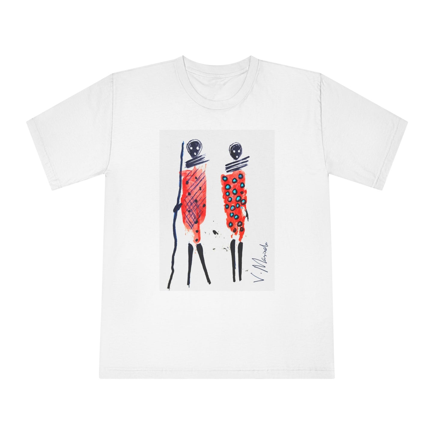 Kenyans in Red Tee by Vinnie