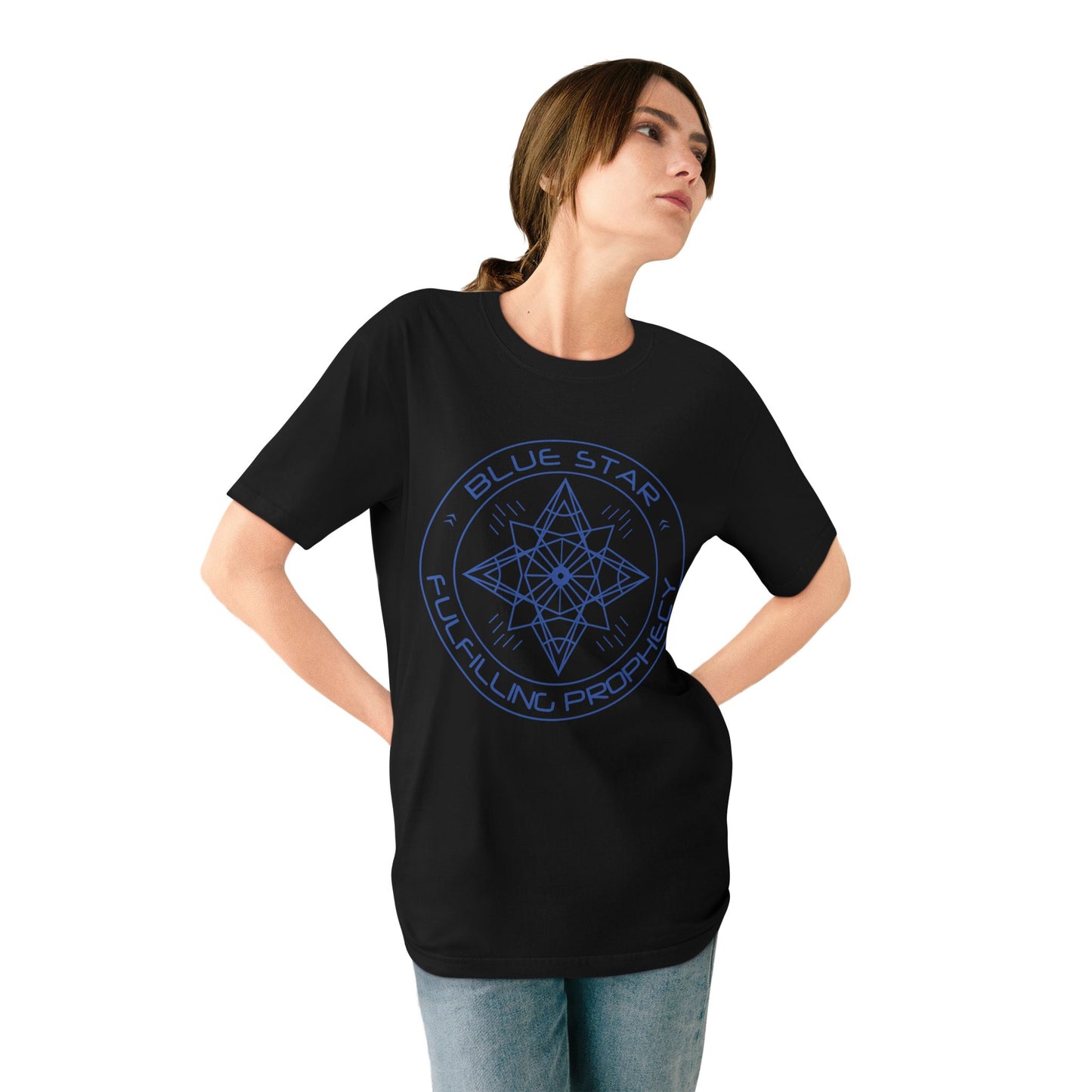 Organic Staple T-shirt - Unisex Blue Star Miriam Delicado New