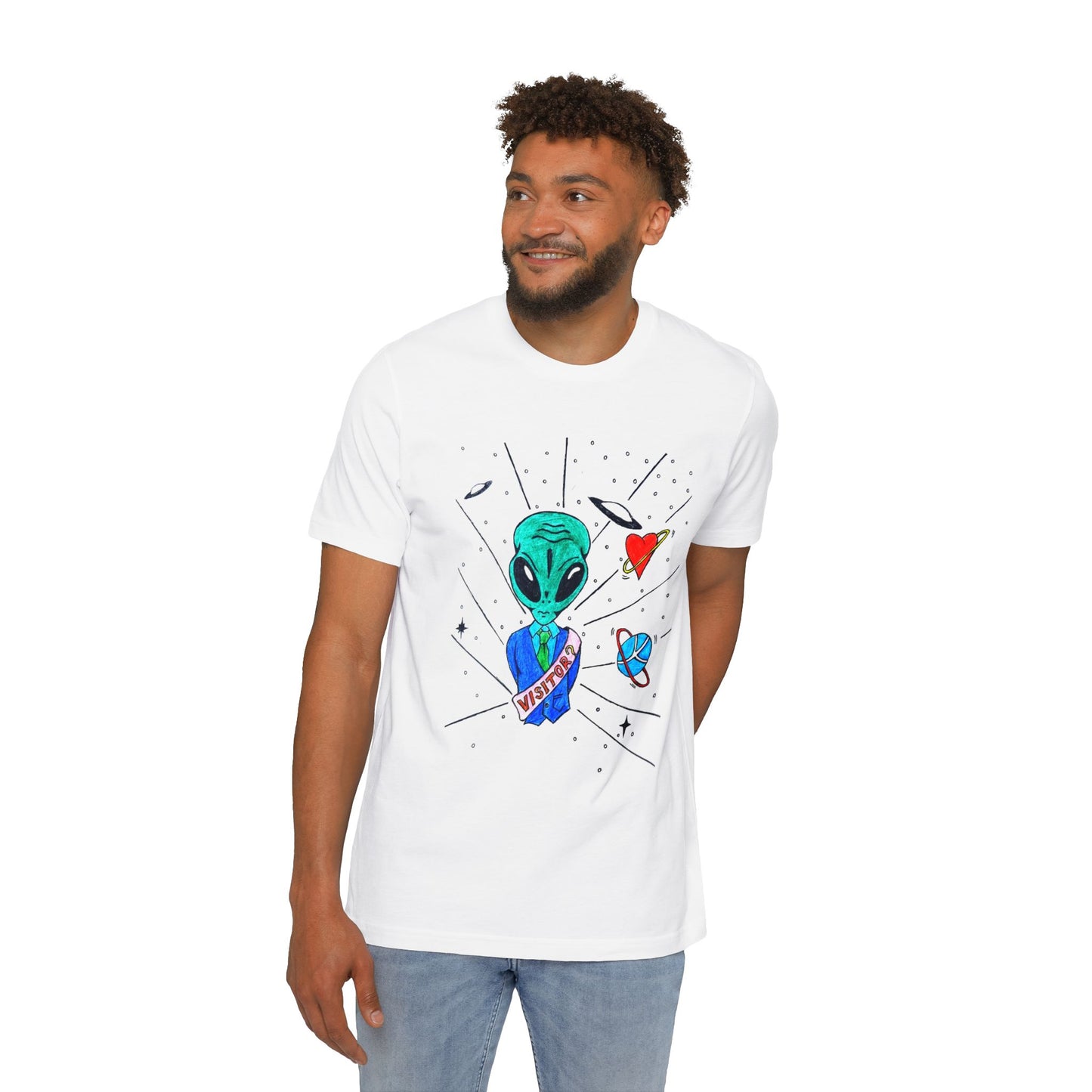 Visitor? by Fabian - Organic T-shirt - Unisex