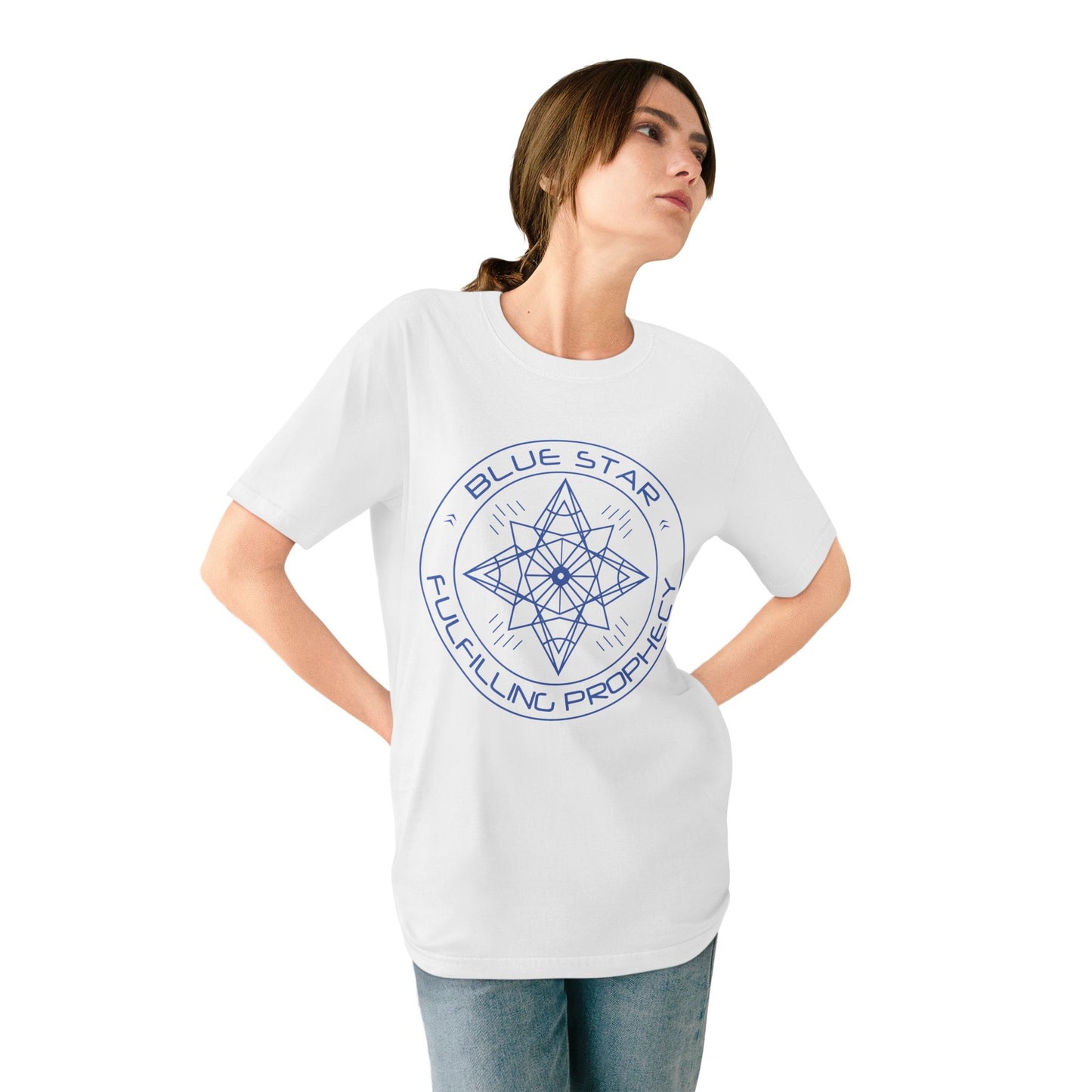 Organic Staple T-shirt - Unisex Blue Star Miriam Delicado New