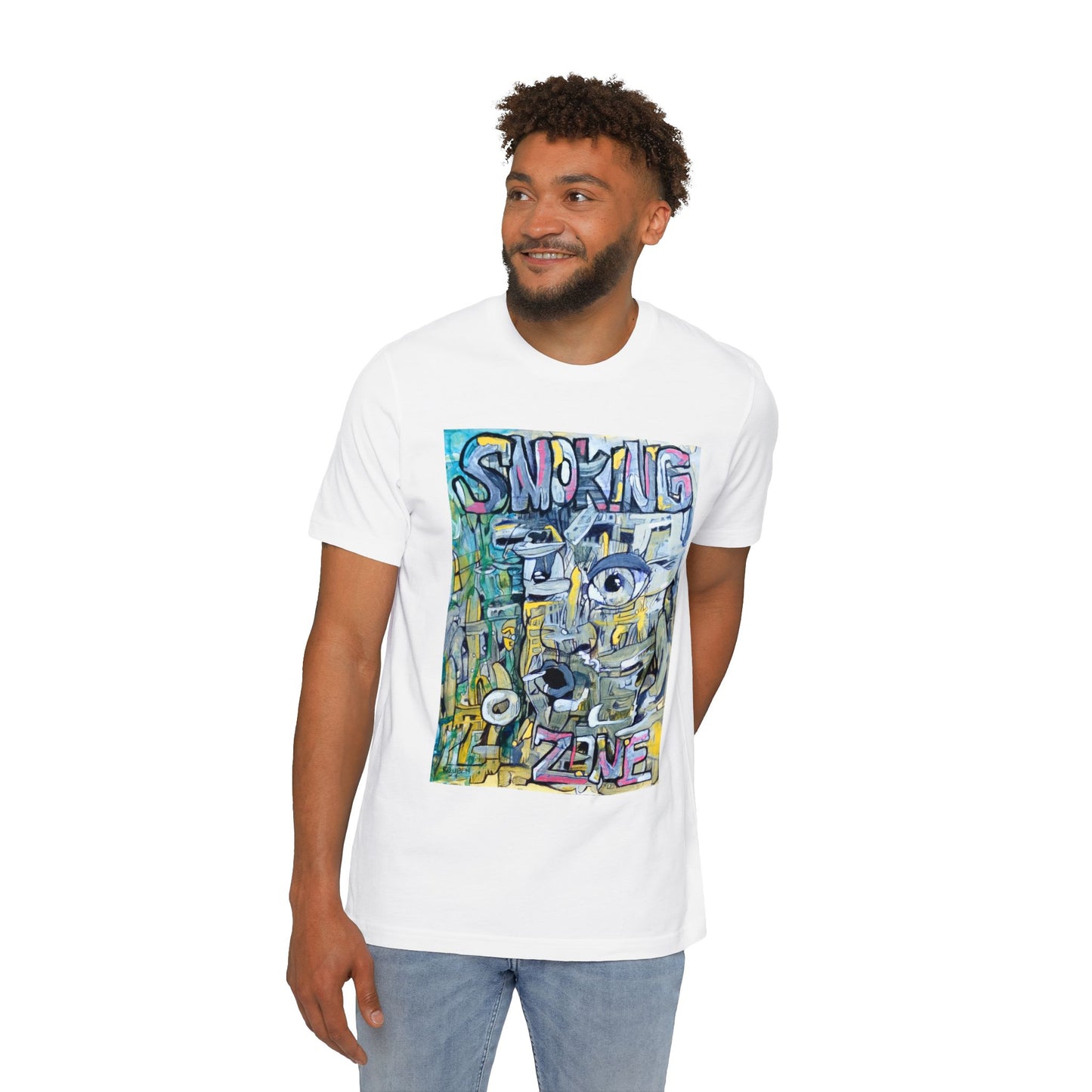 Smoking Zone by Ruben G - Light Organic T-shirt - Unisex