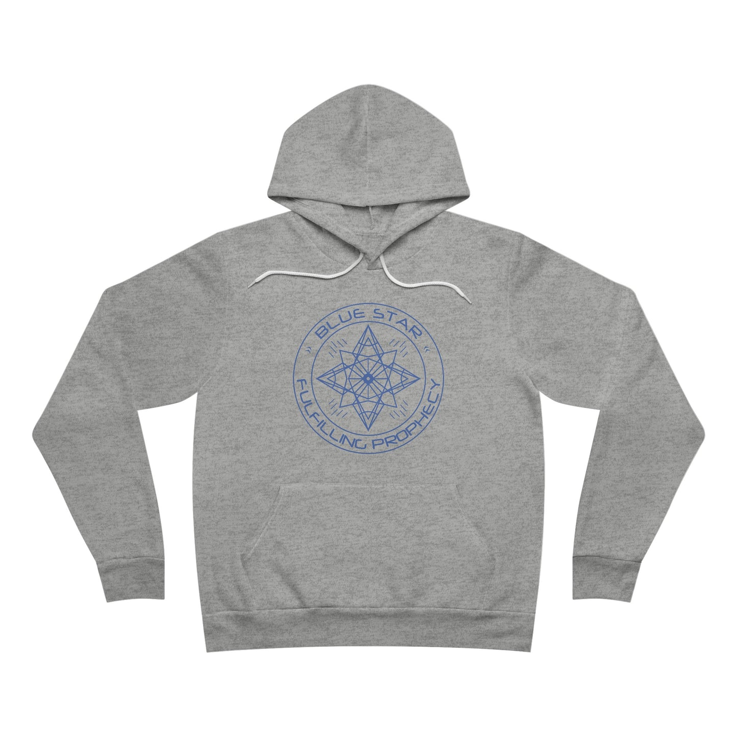 Unisex Fleece Pullover Hoodie / Blue Star Miriam Delicado