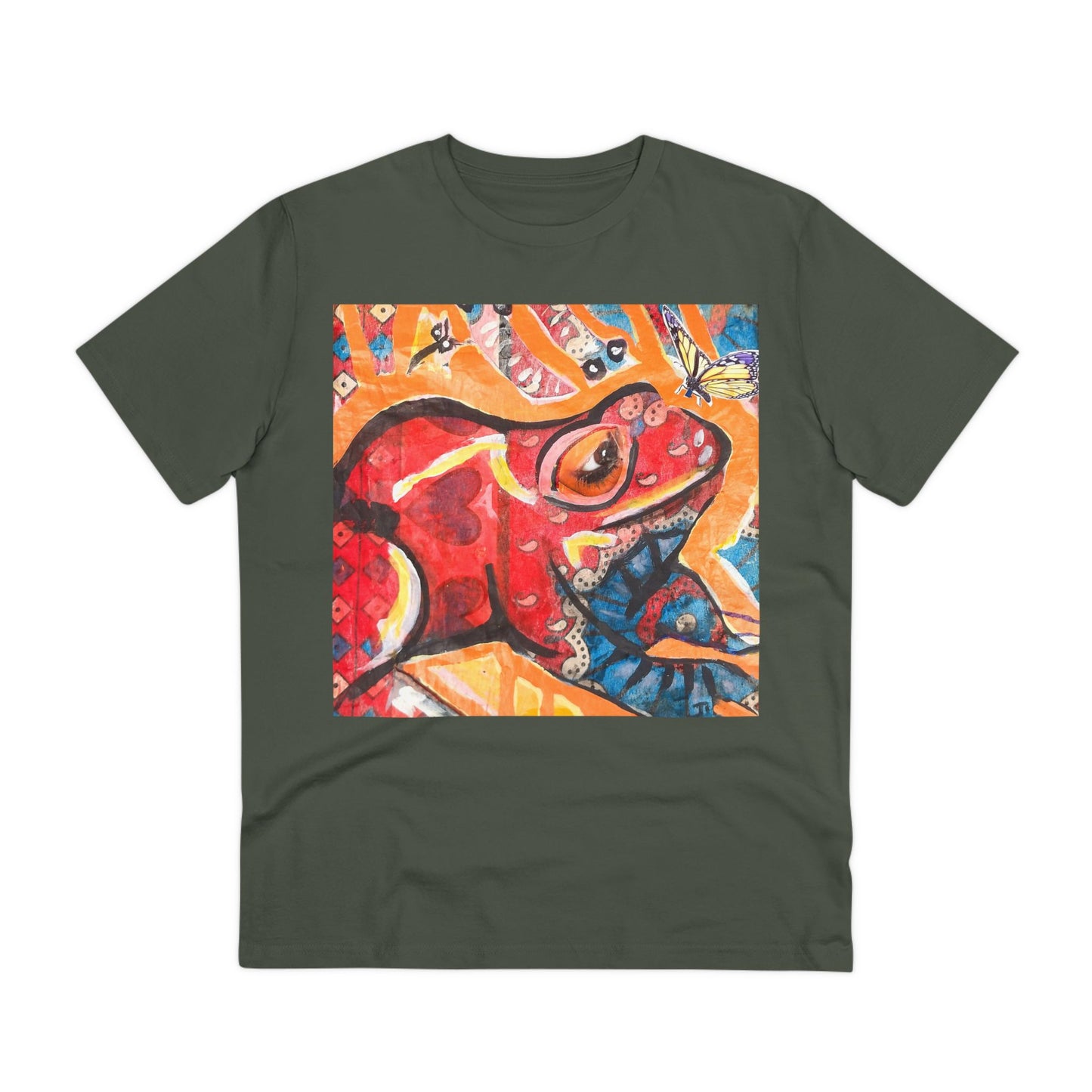 Frog by John Kamicha - Dark Organic T-shirt - Unisex