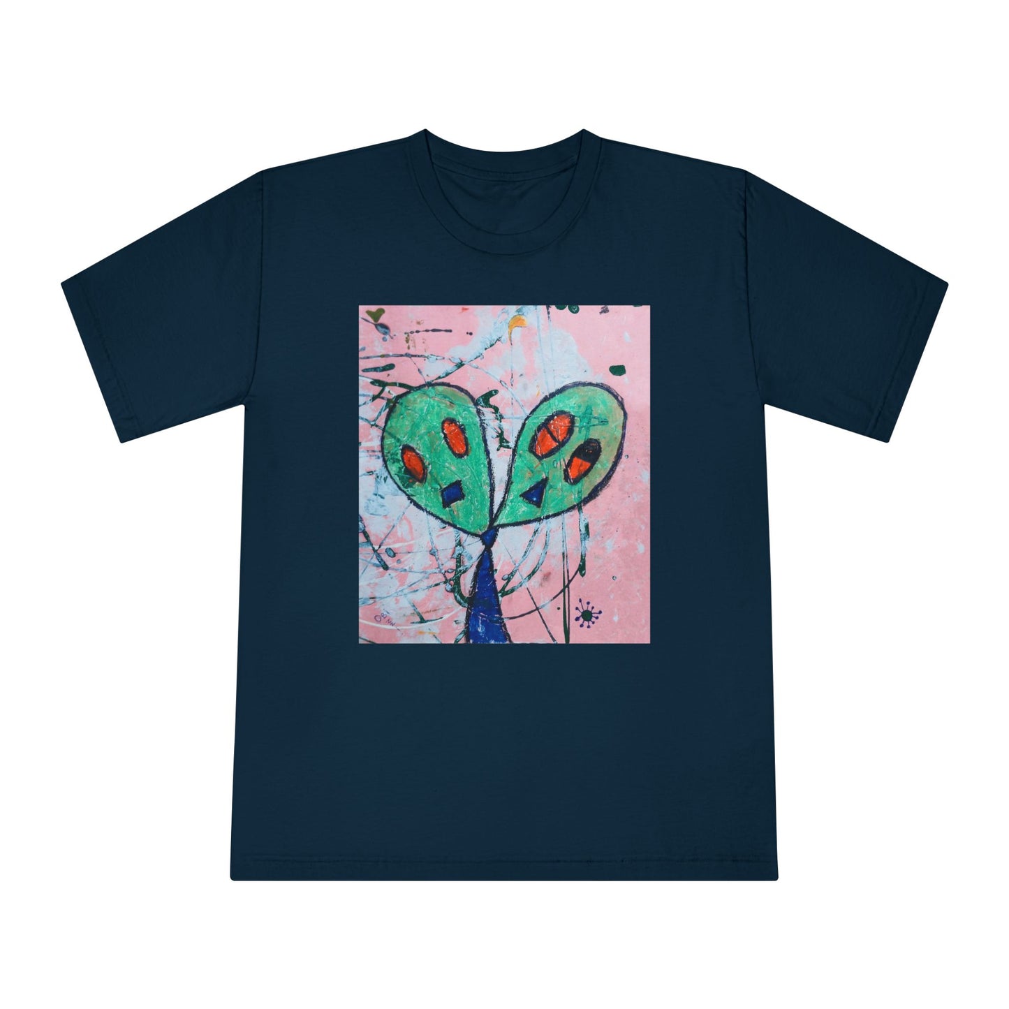 Abstract Aliens by Obi - Unisex Classic Crewneck T-Shirt