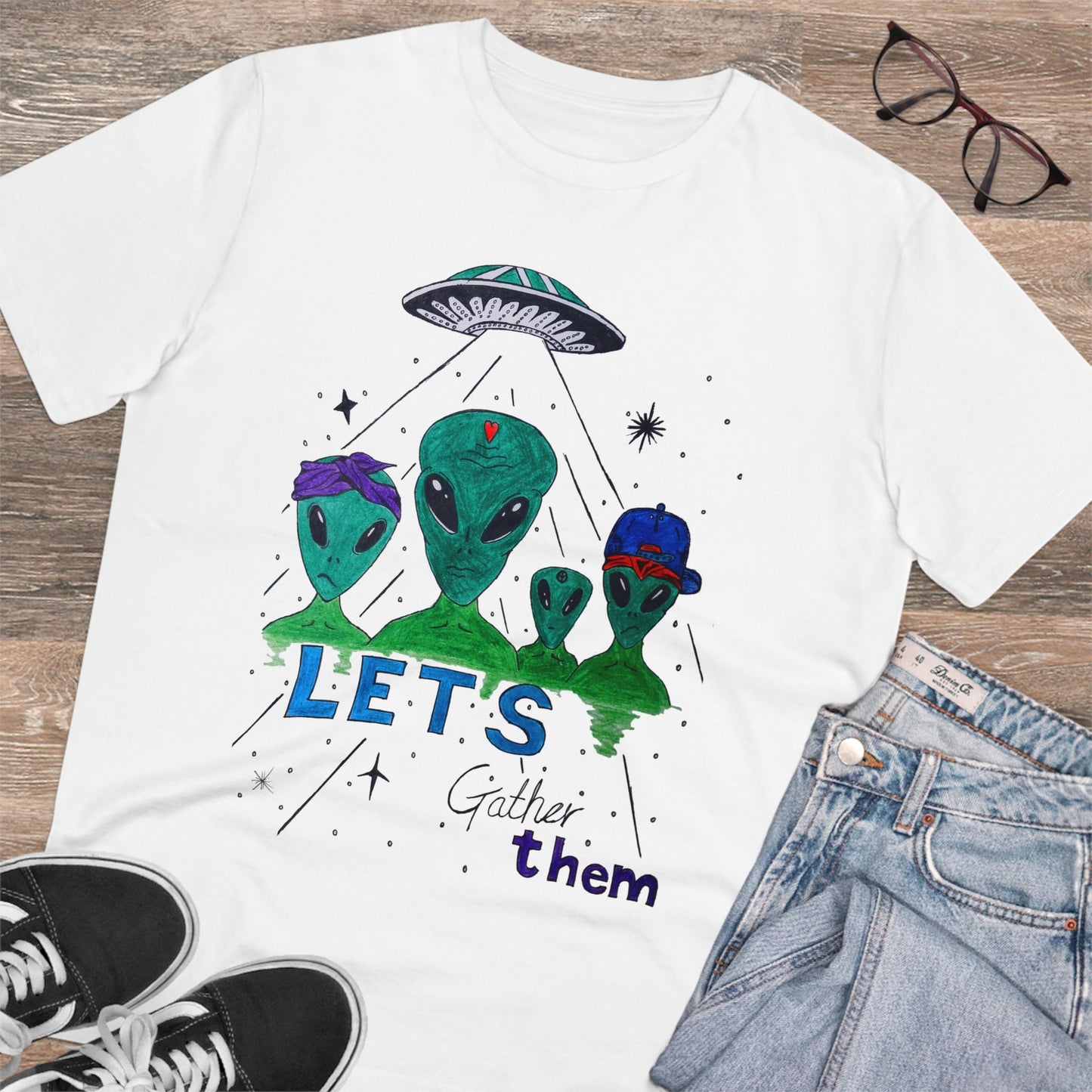 Lets Gather Them - Organic T-shirt - Unisex