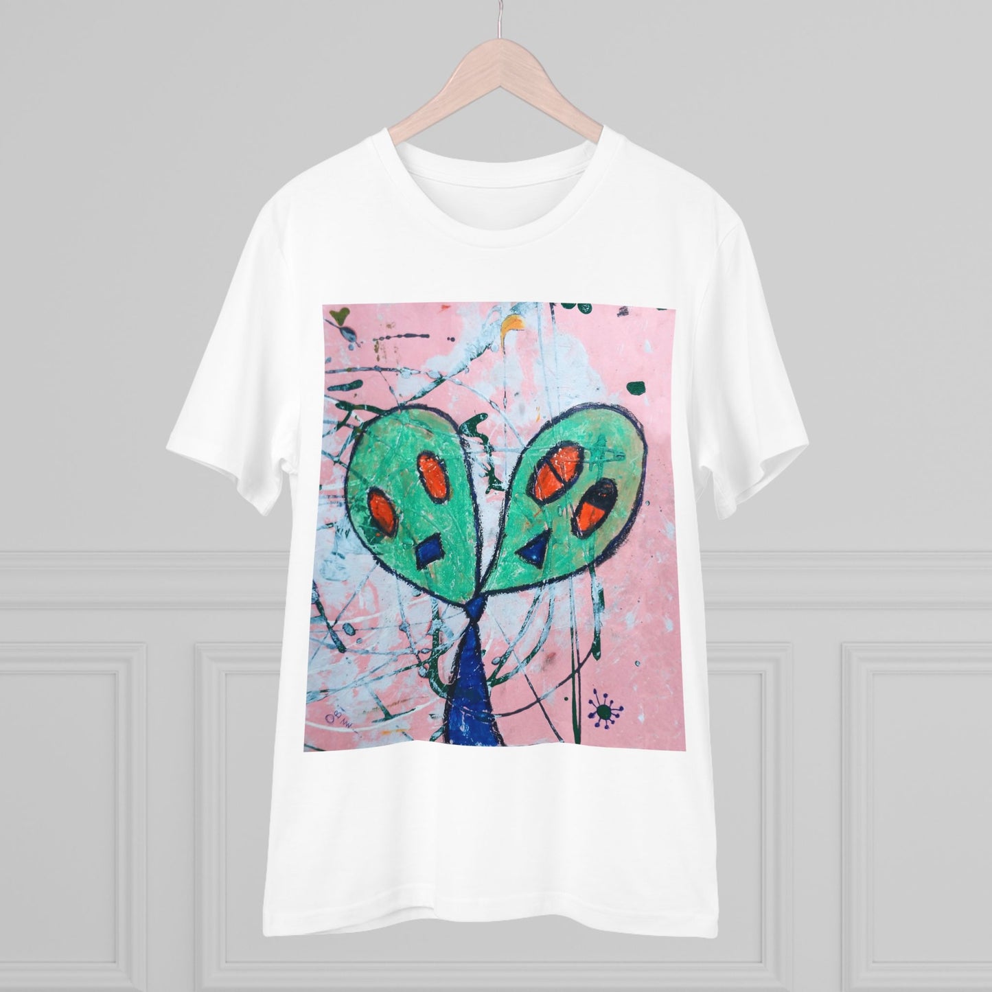 Abstract Aliens by Obi - Light Organic T-shirt - Unisex