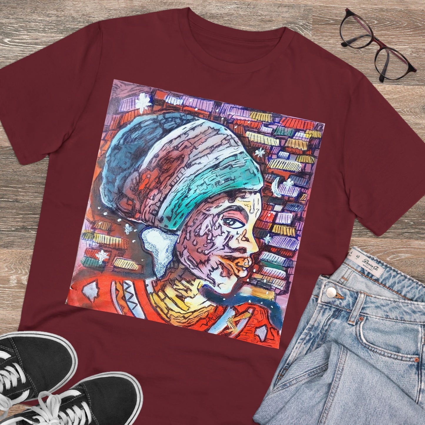 Woman Profile by Vinnie - Dark Organic T-shirt - Unisex