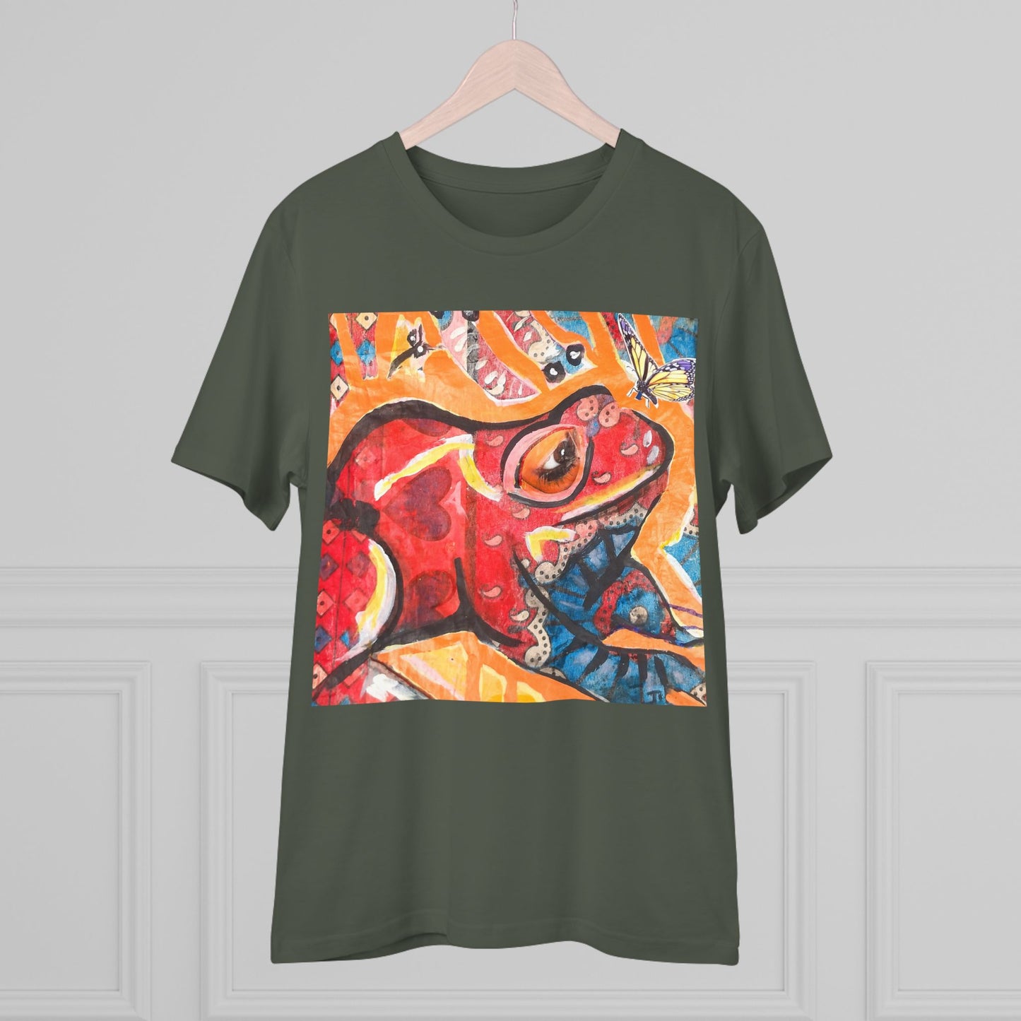 Frog by John Kamicha - Dark Organic T-shirt - Unisex