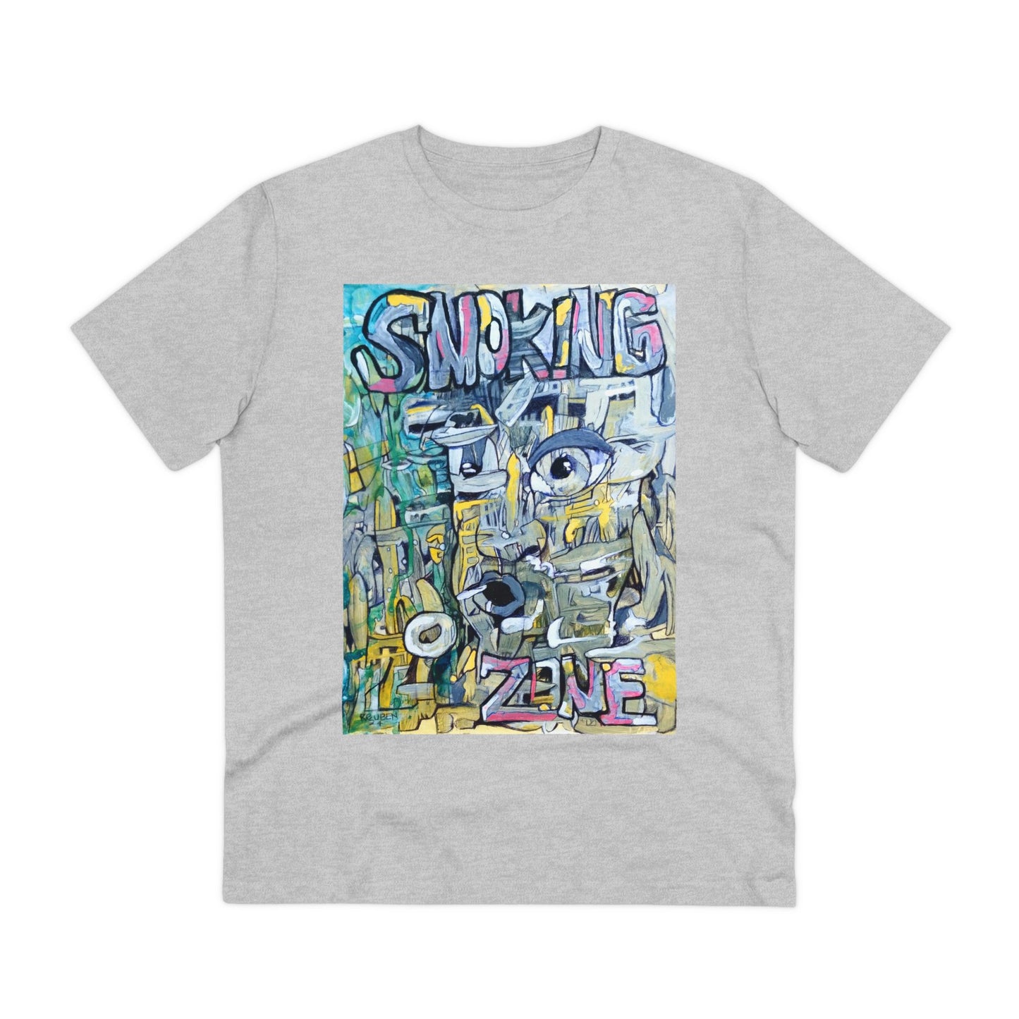 Smoking Zone Ruben G - Light Organic T-shirt - Unisex