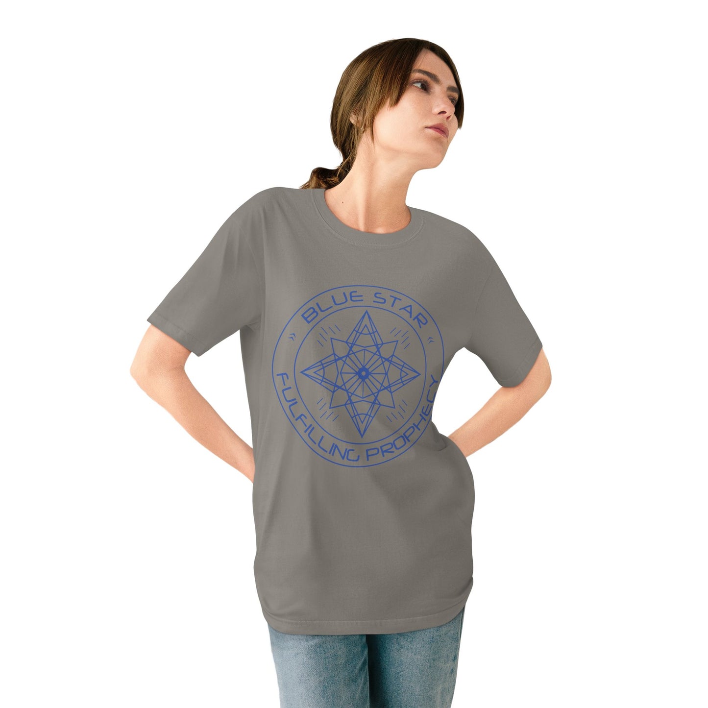 Organic Staple T-shirt - Unisex Blue Star Miriam Delicado New