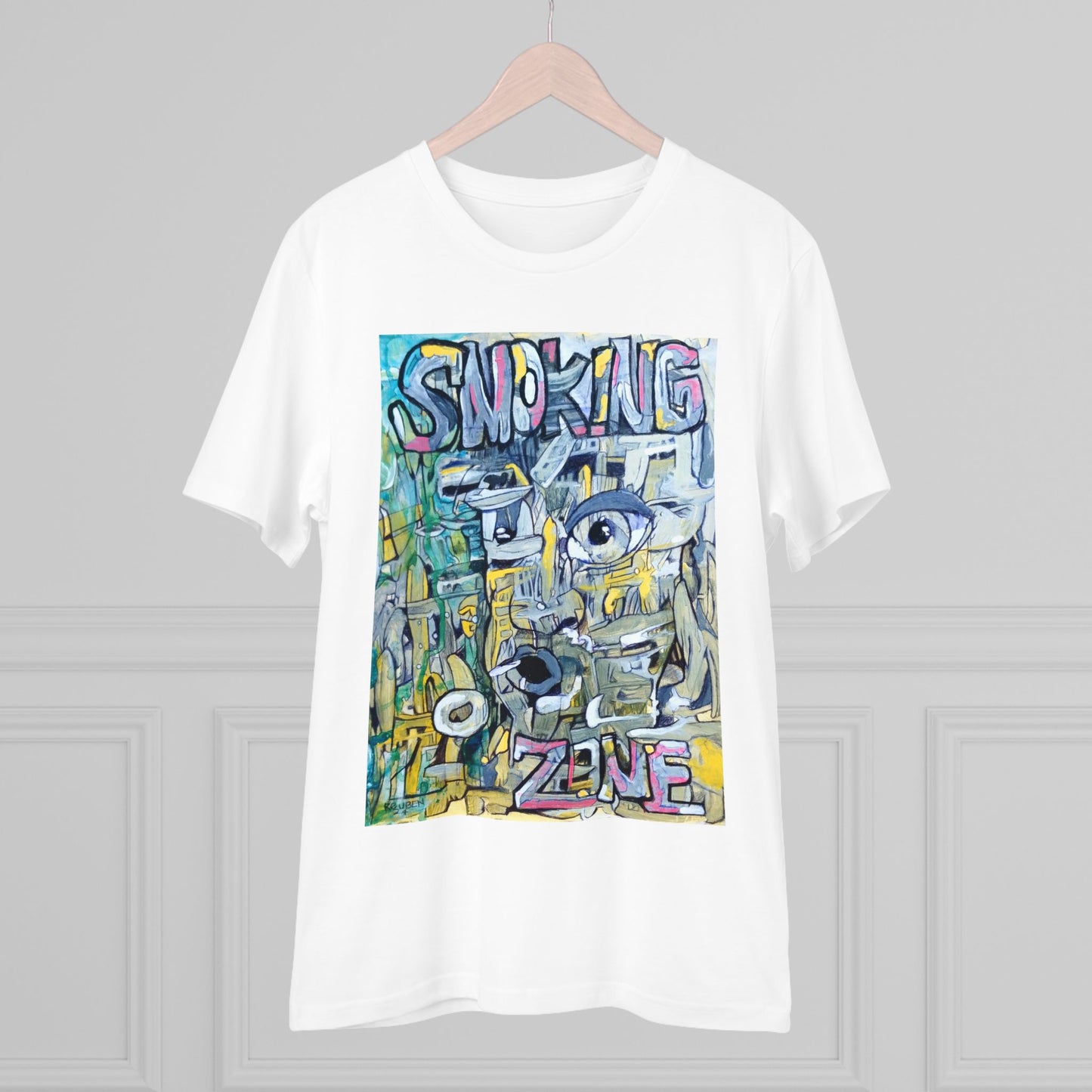 Smoking Zone Ruben G - Light Organic T-shirt - Unisex