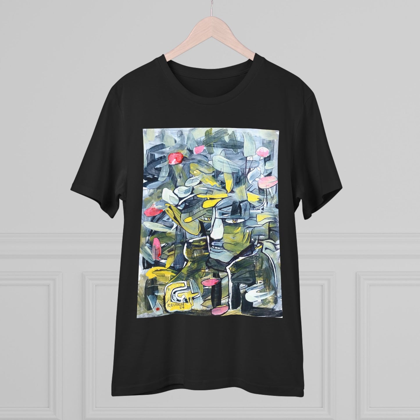 Abstract 2 by Reuben G - Dark Organic T-shirt - Unisex