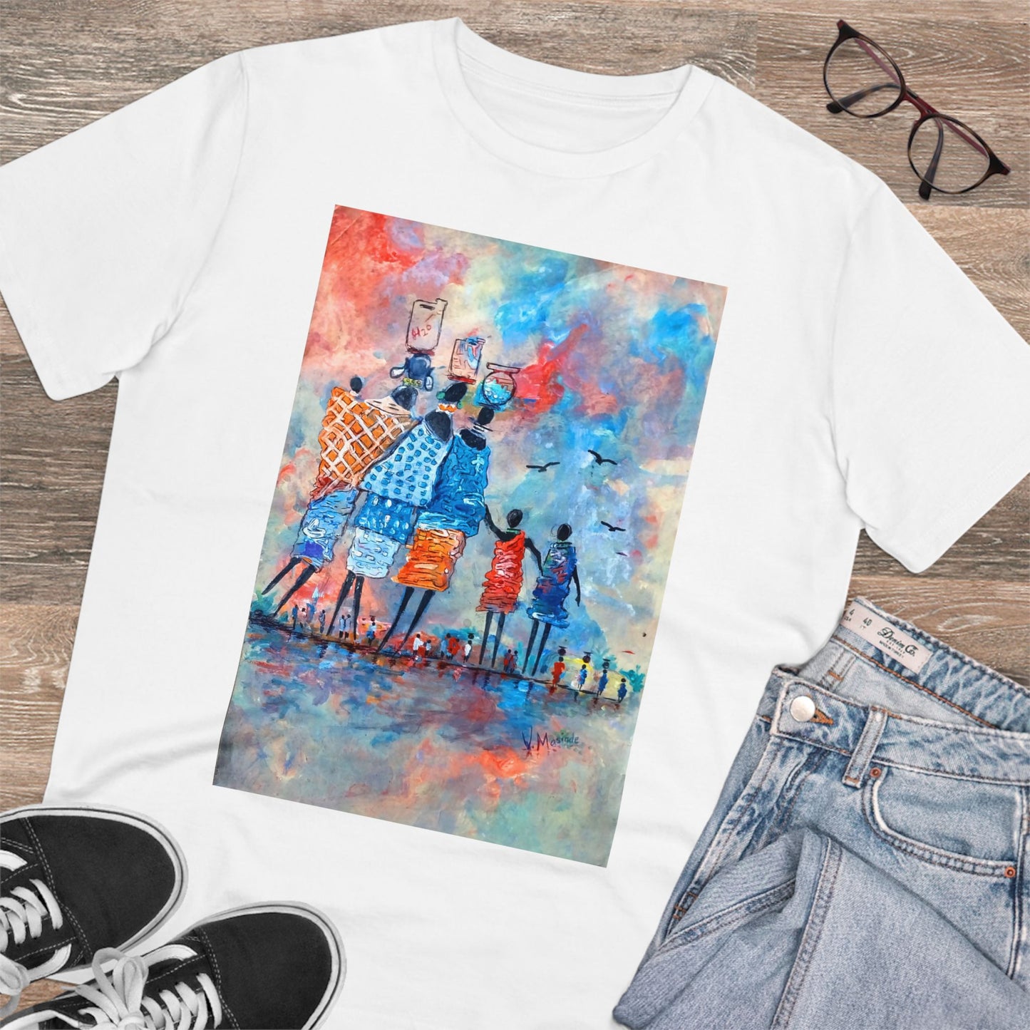 Bringing Water by Vinnie- Light Organic T-shirt - Unisex