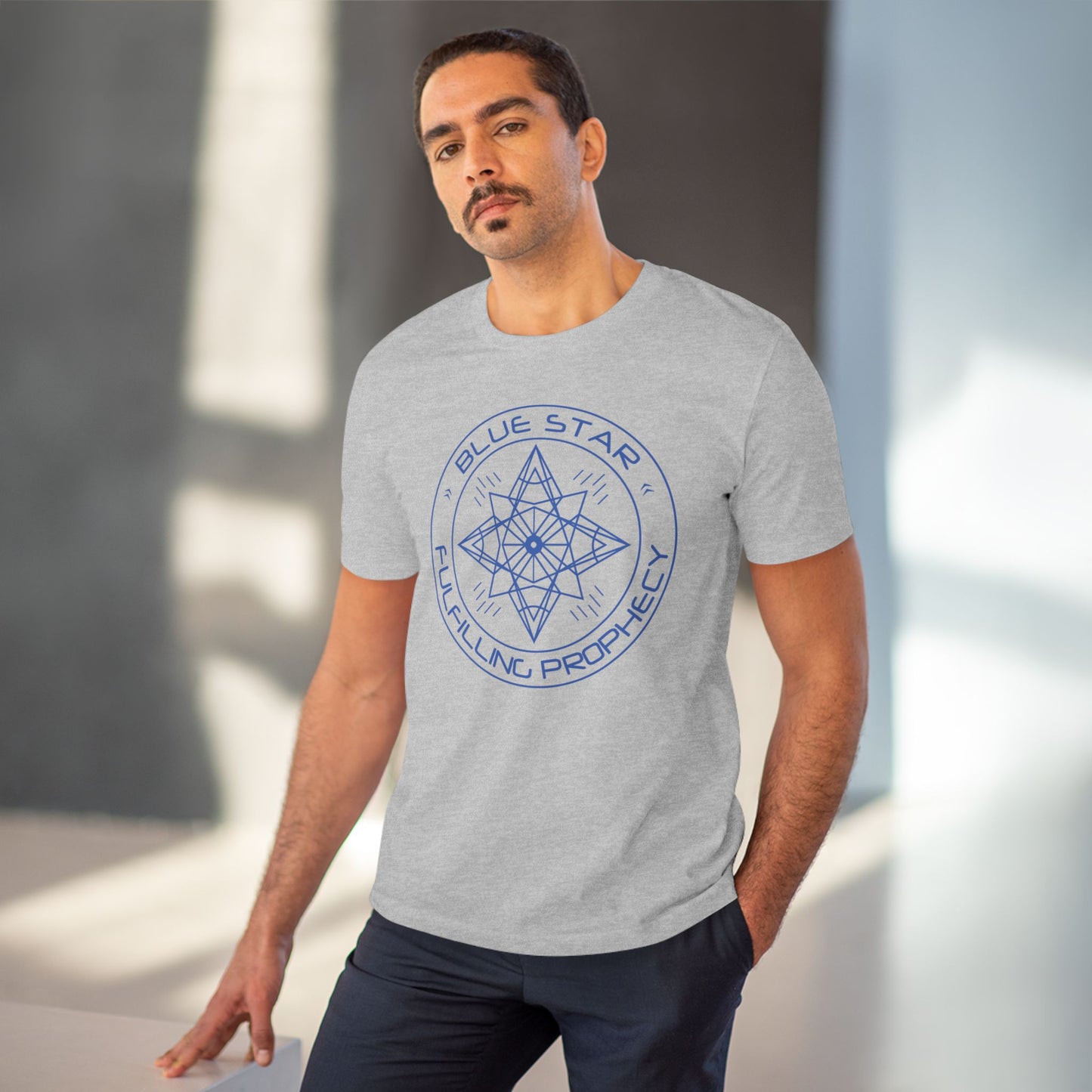 Organic Creator T-shirt - Unisex Blue Star Miriam Delicado