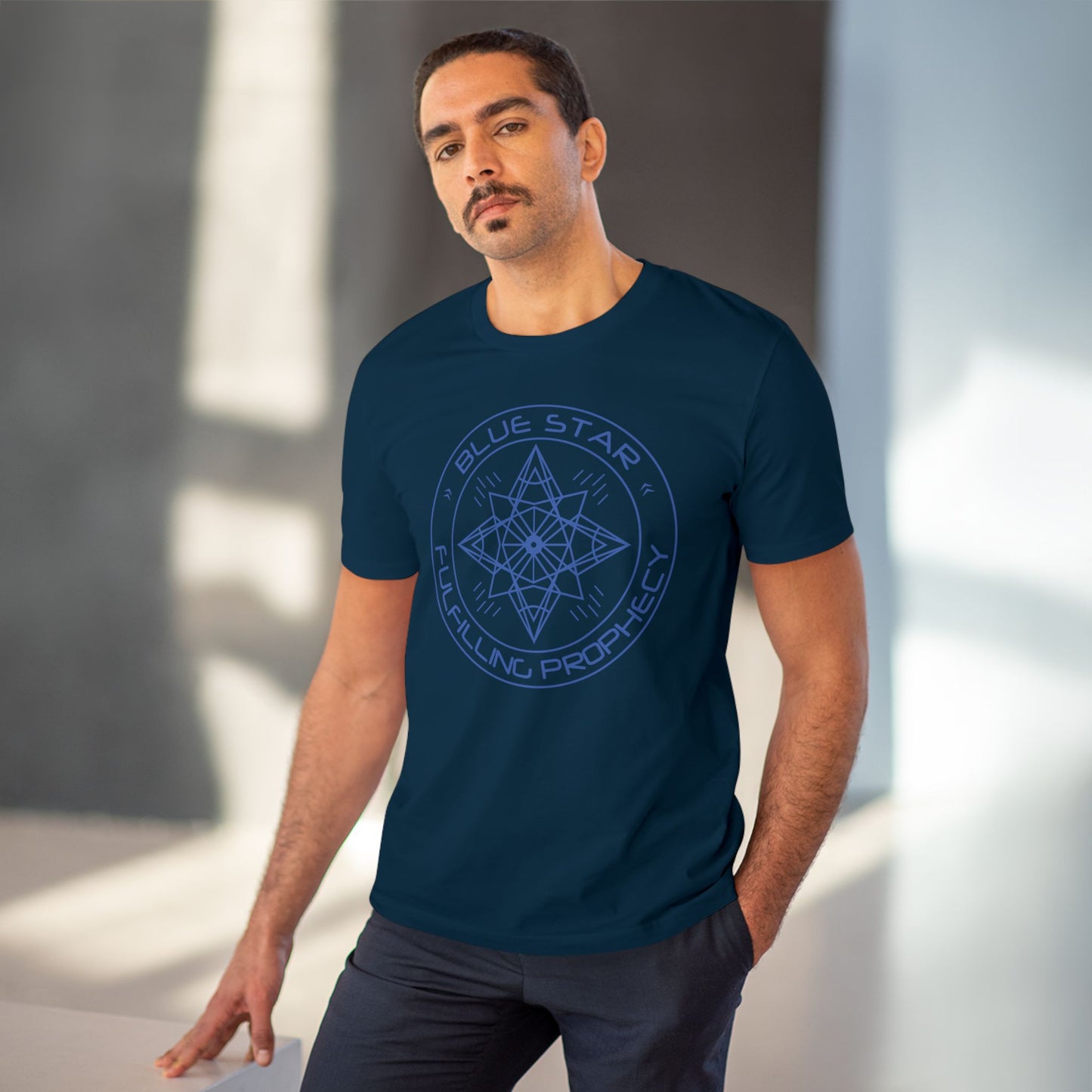 Organic Creator T-shirt - Unisex Blue Star Miriam Delicado