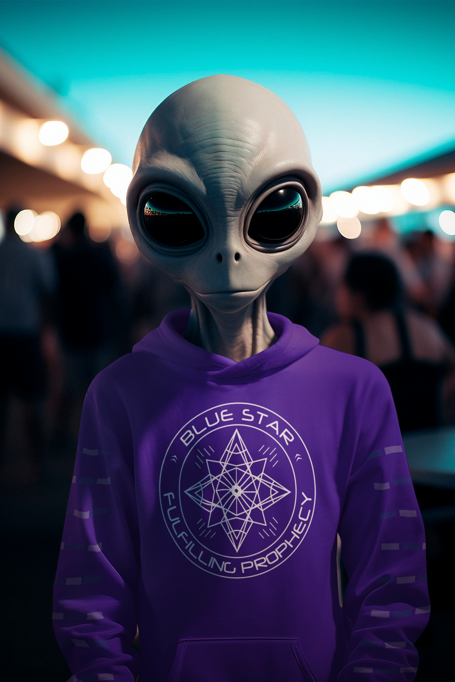 Blue Star Hoodie