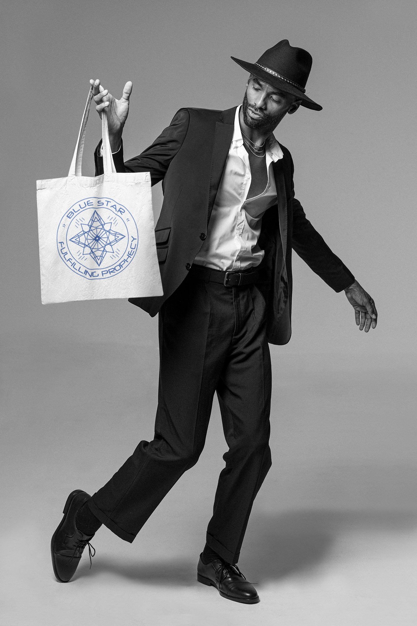 Blue Star Tote Bag
