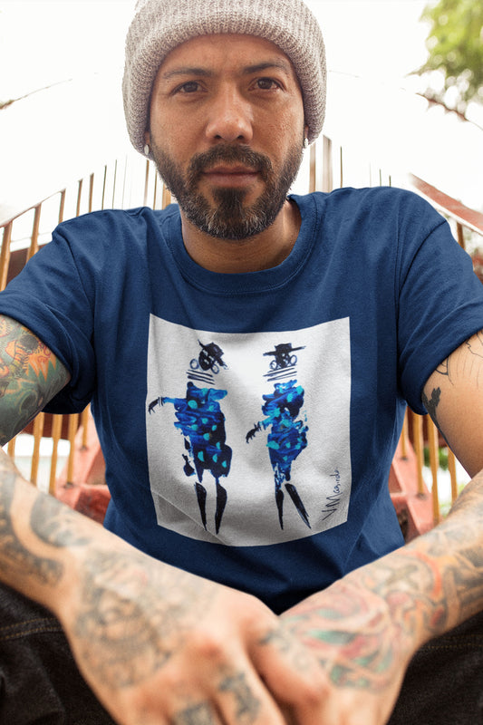 Ladies in Blue Tee by Vinnie
