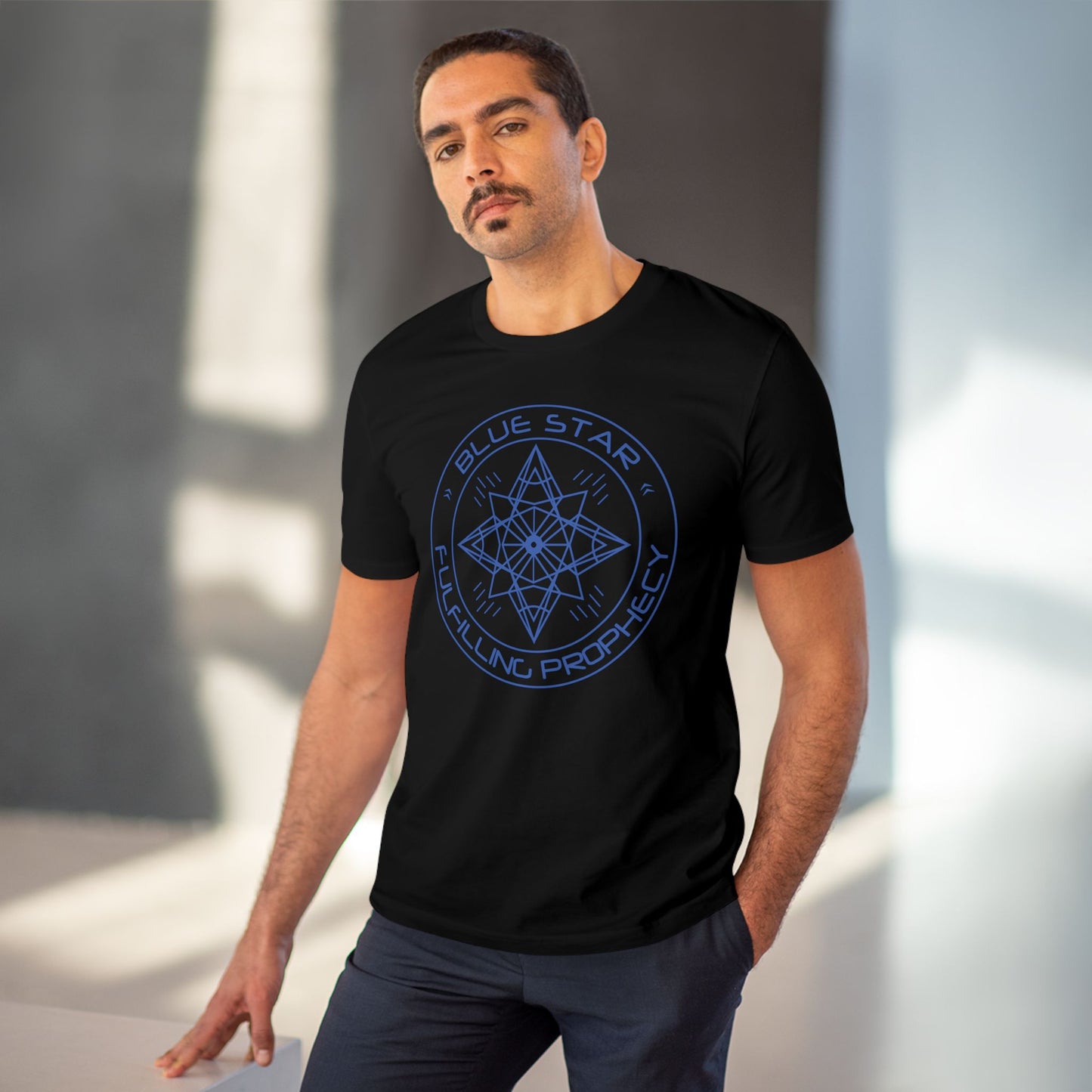 Organic Creator T-shirt - Unisex Blue Star Miriam Delicado