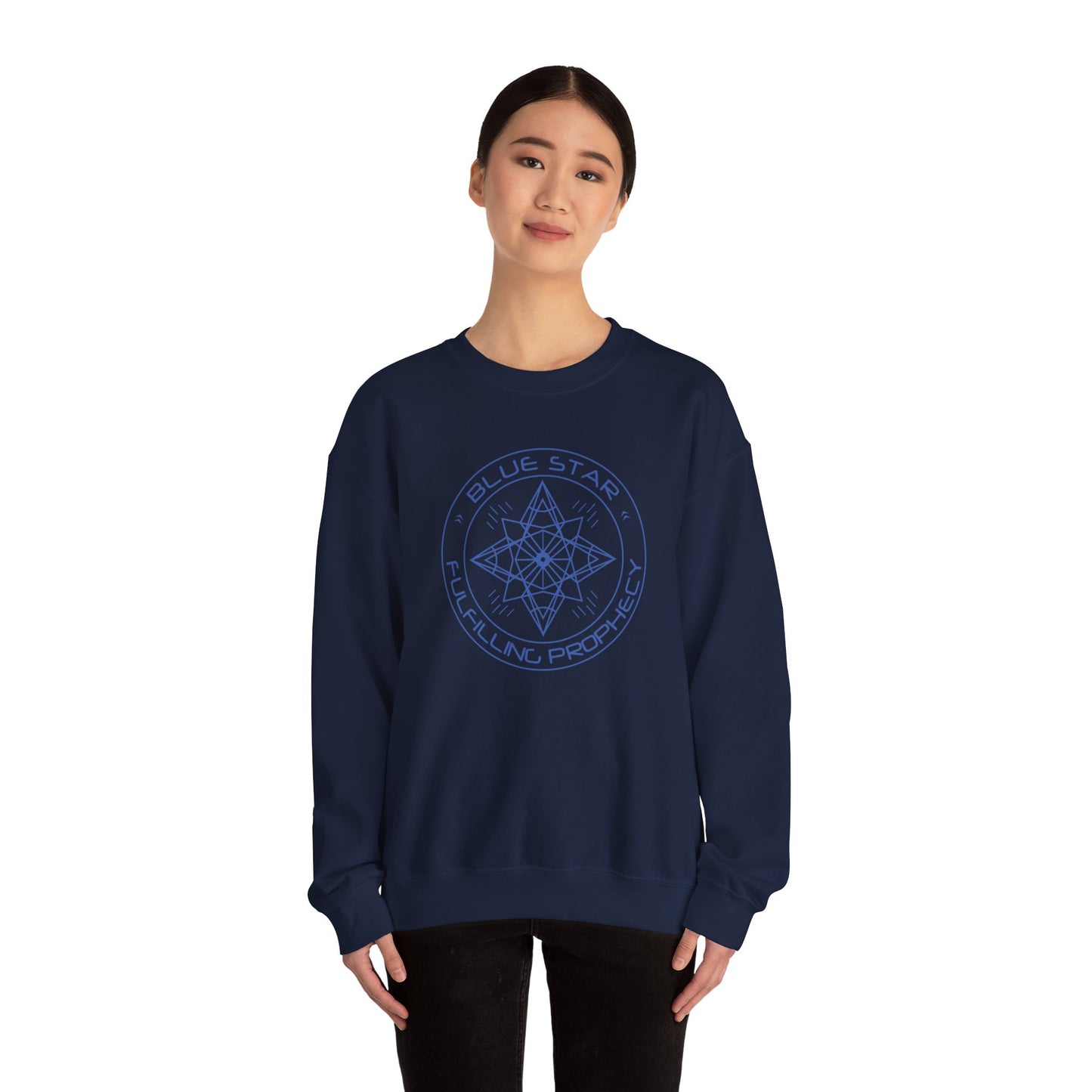 Unisex Heavy Blend™ Crewneck Sweatshirt / Blue Star Miriam Delicado