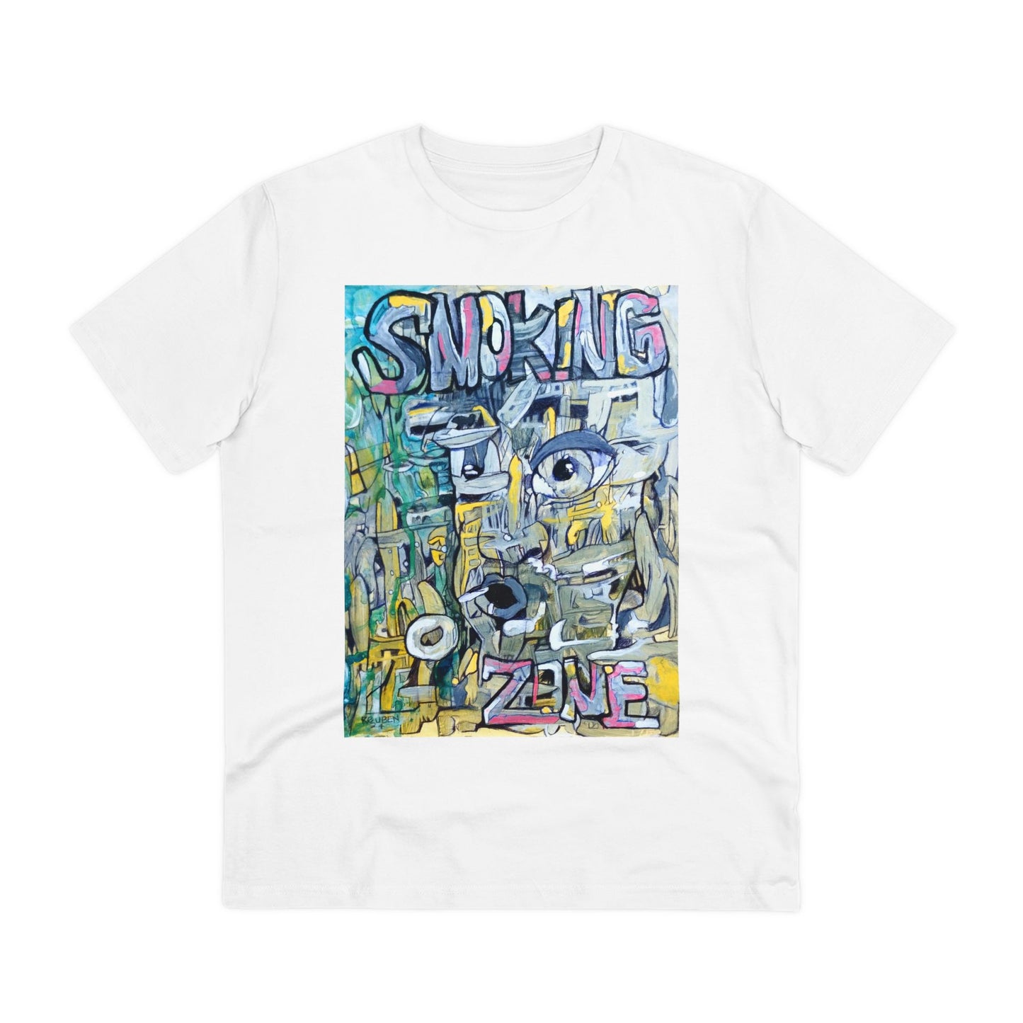 Smoking Zone Ruben G - Light Organic T-shirt - Unisex