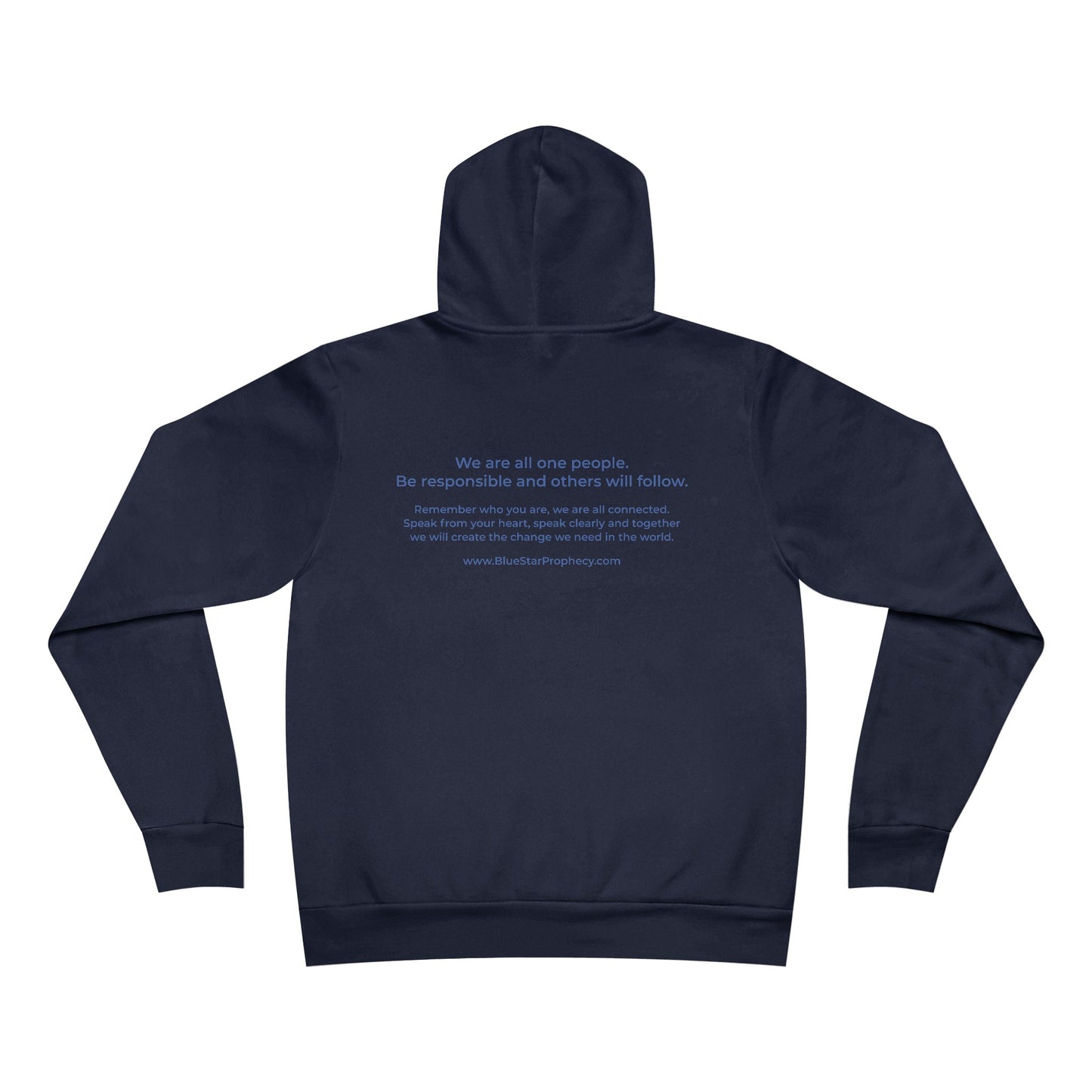 Unisex Fleece Pullover Hoodie / Blue Star Miriam Delicado