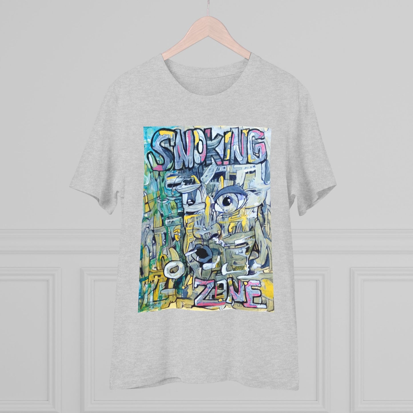 Smoking Zone Ruben G - Light Organic T-shirt - Unisex