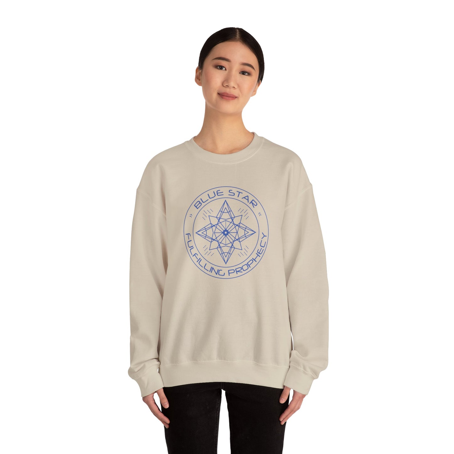 Unisex Heavy Blend™ Crewneck Sweatshirt / Blue Star Miriam Delicado