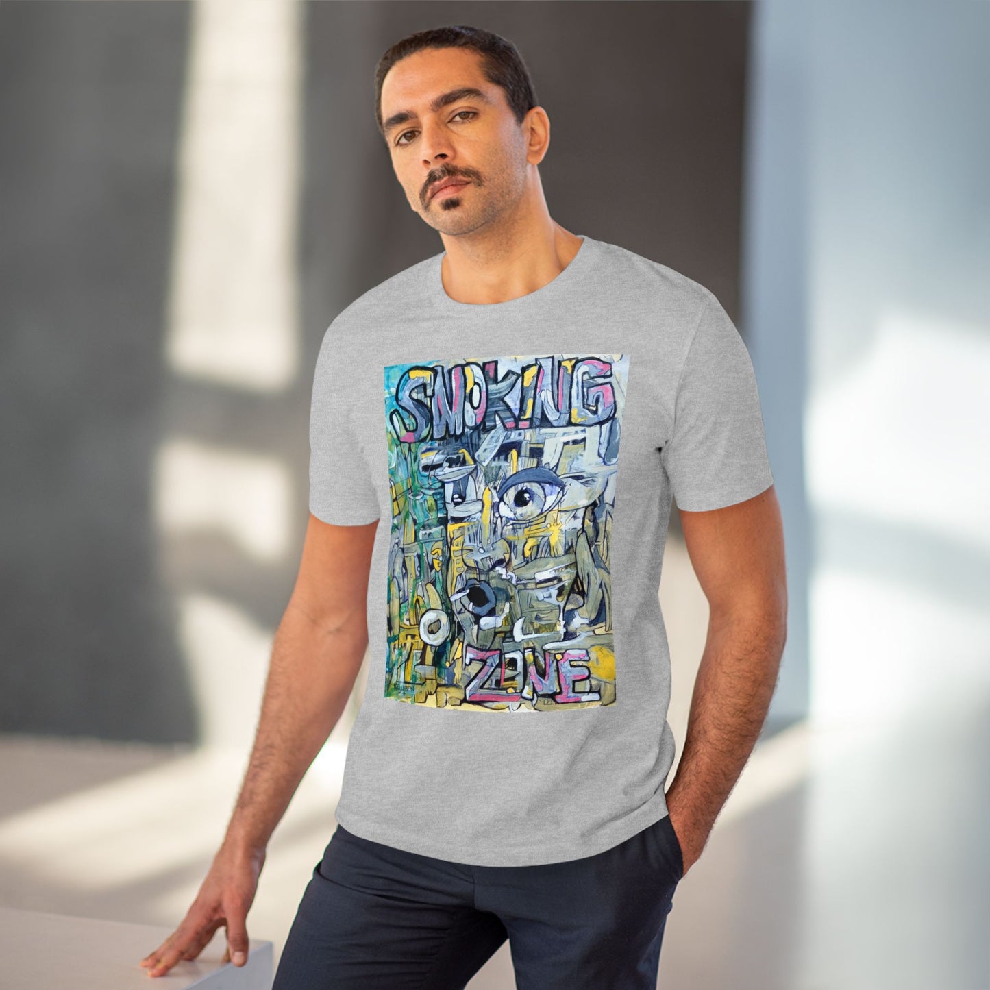 Smoking Zone Ruben G - Light Organic T-shirt - Unisex