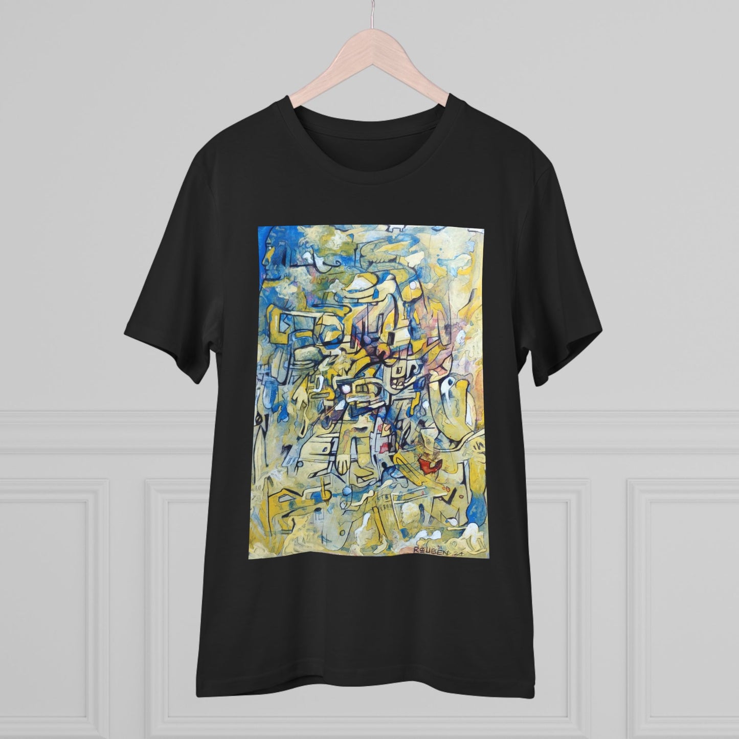 Abstract by "Reuben G" - Dark Organic T-shirt - Unisex