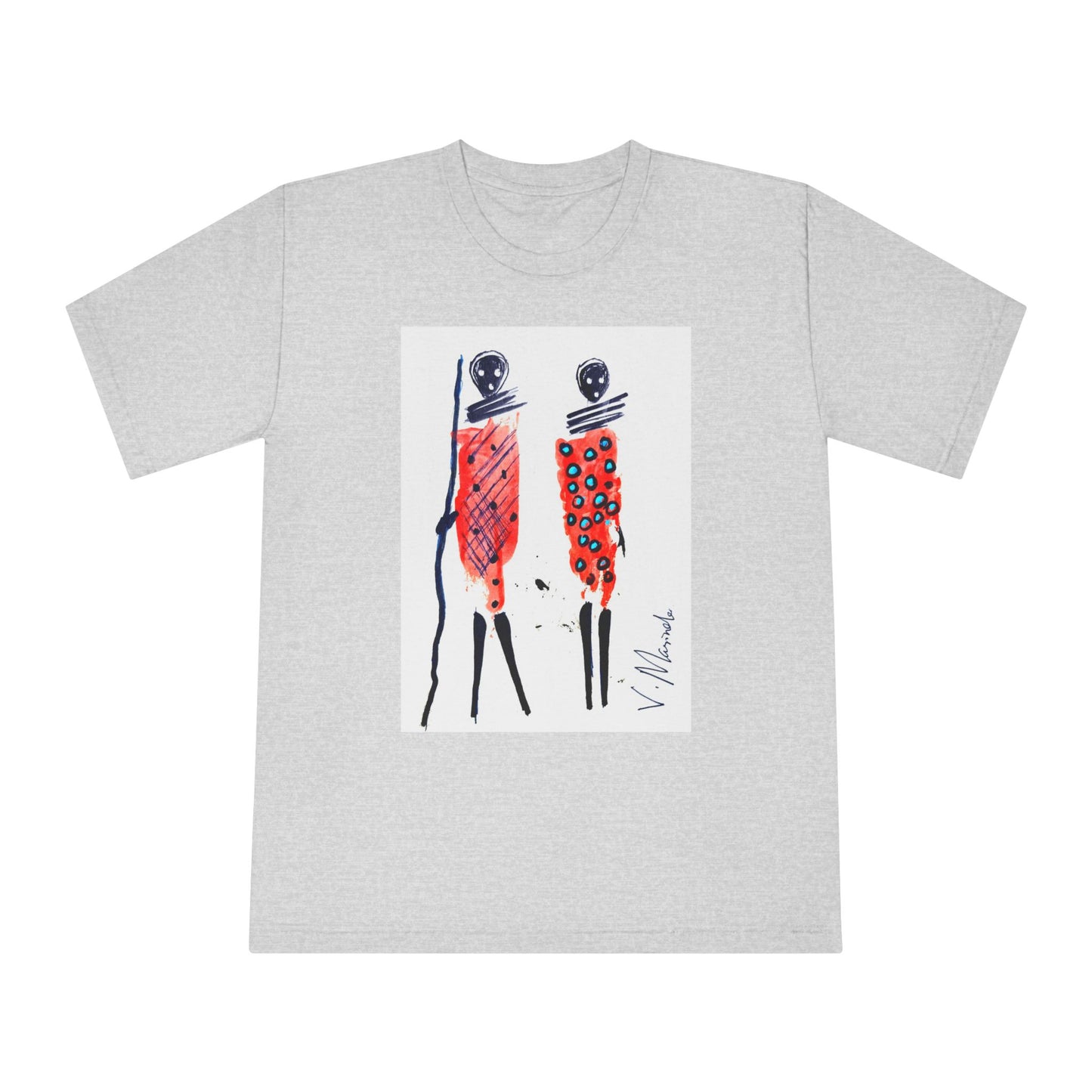 Kenyans in Red Tee by Vinnie