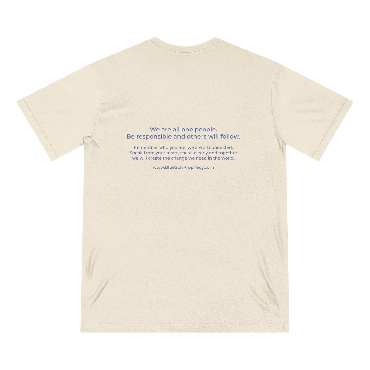 Organic Staple T-shirt - Unisex Blue Star Miriam Delicado New