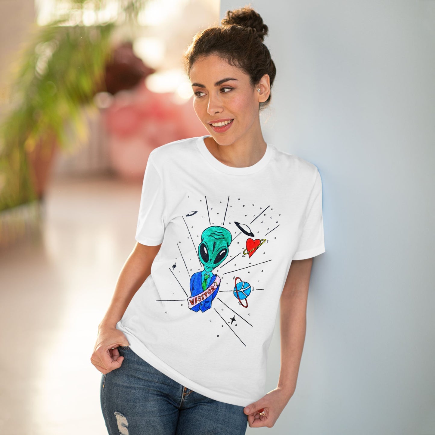 Visitor? by Fabian - Organic T-shirt - Unisex