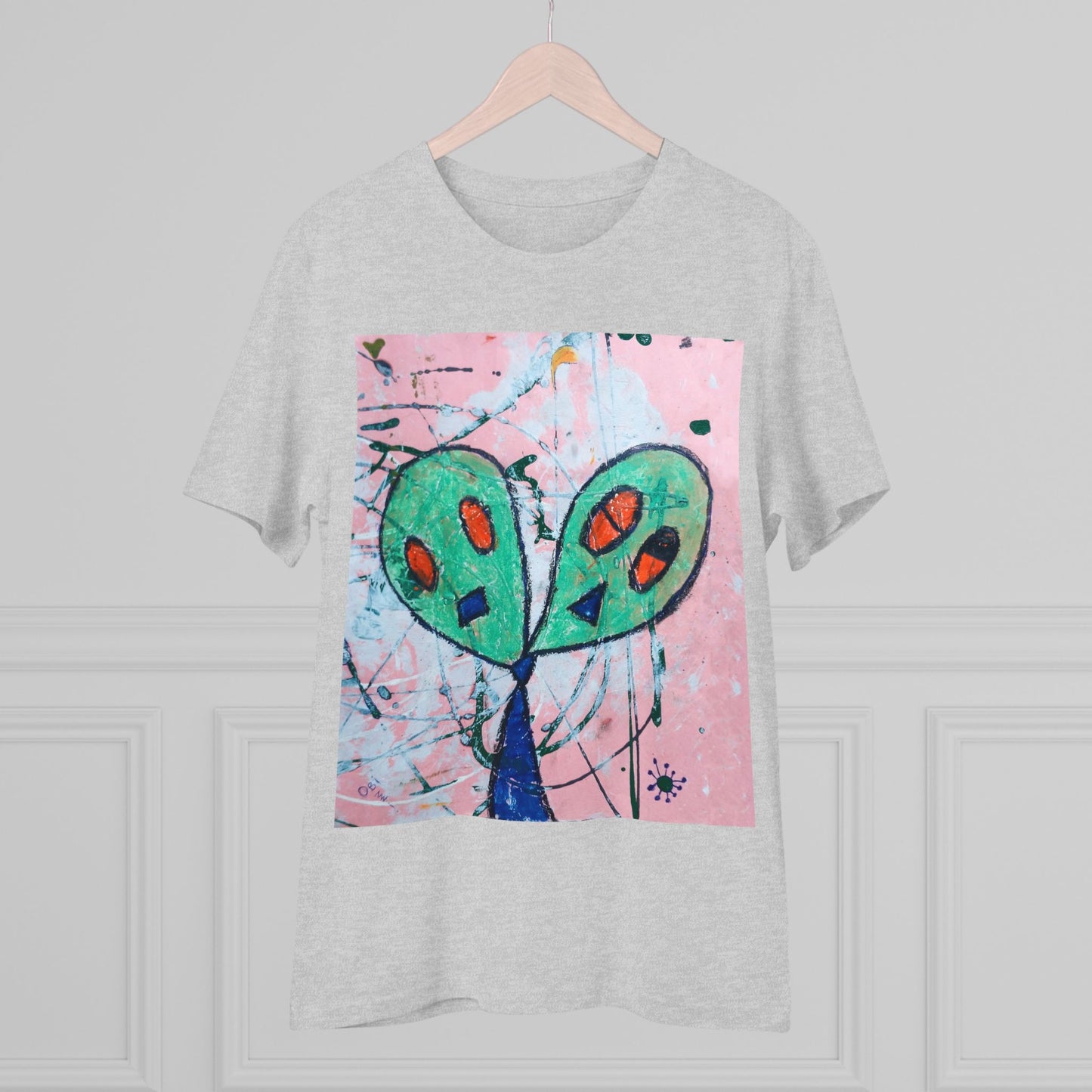 Abstract Aliens by Obi - Light Organic T-shirt - Unisex