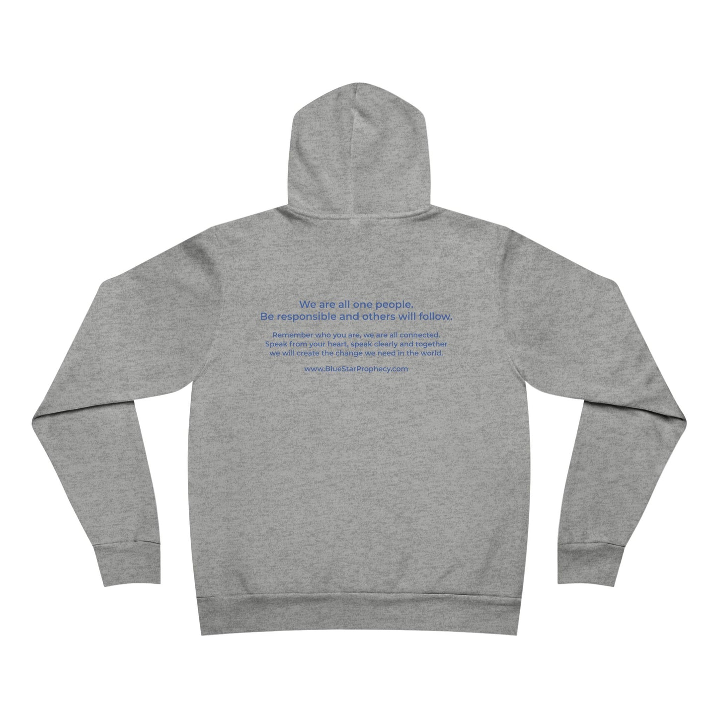 Unisex Fleece Pullover Hoodie / Blue Star