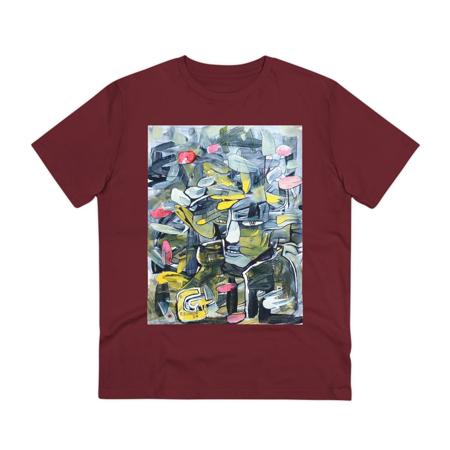 Abstract 2 by Reuben G - Dark Organic T-shirt - Unisex